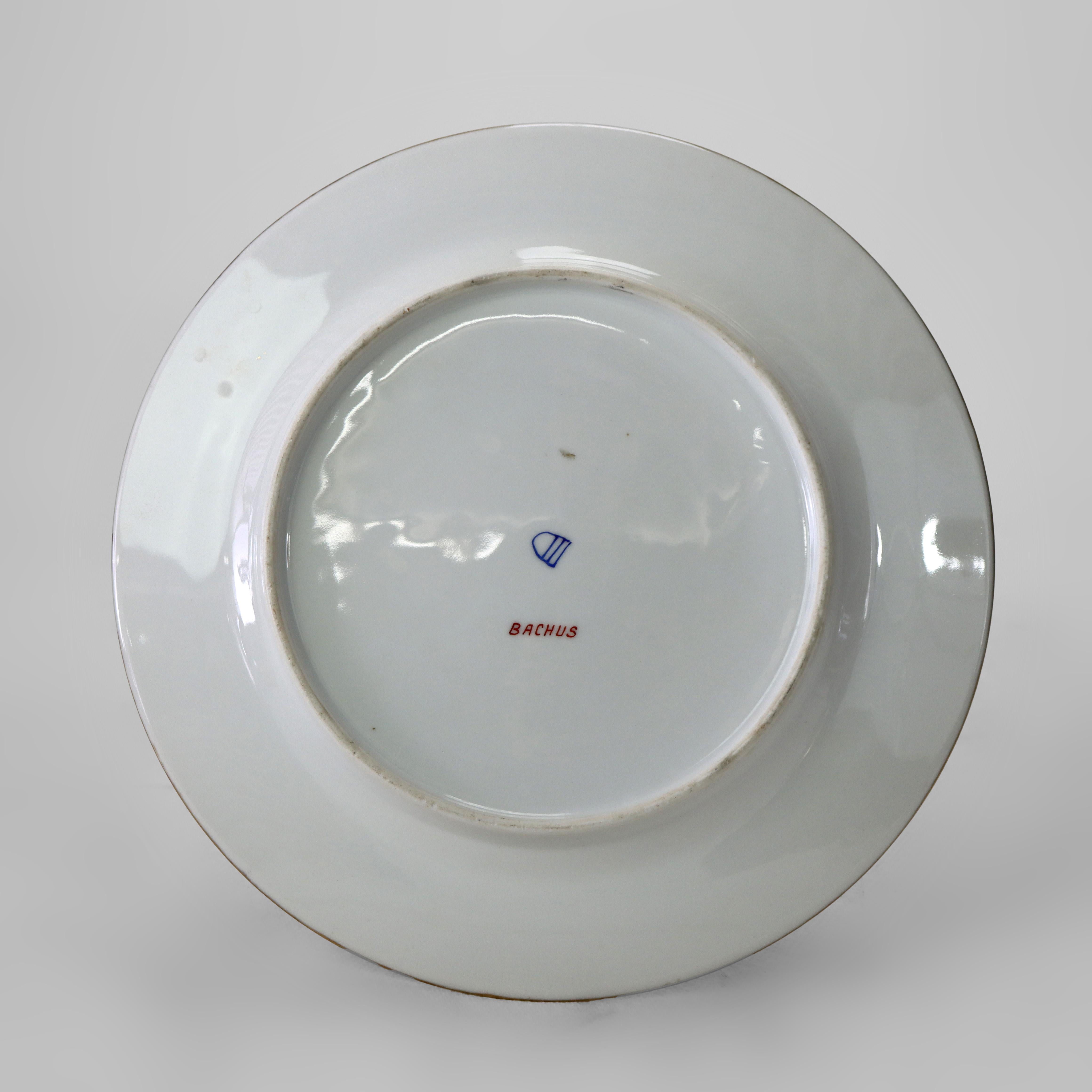 Porcelaine Dix assiettes anciennes en porcelaine Royal Vienna Porcelain avec scènes classiques C1920 en vente