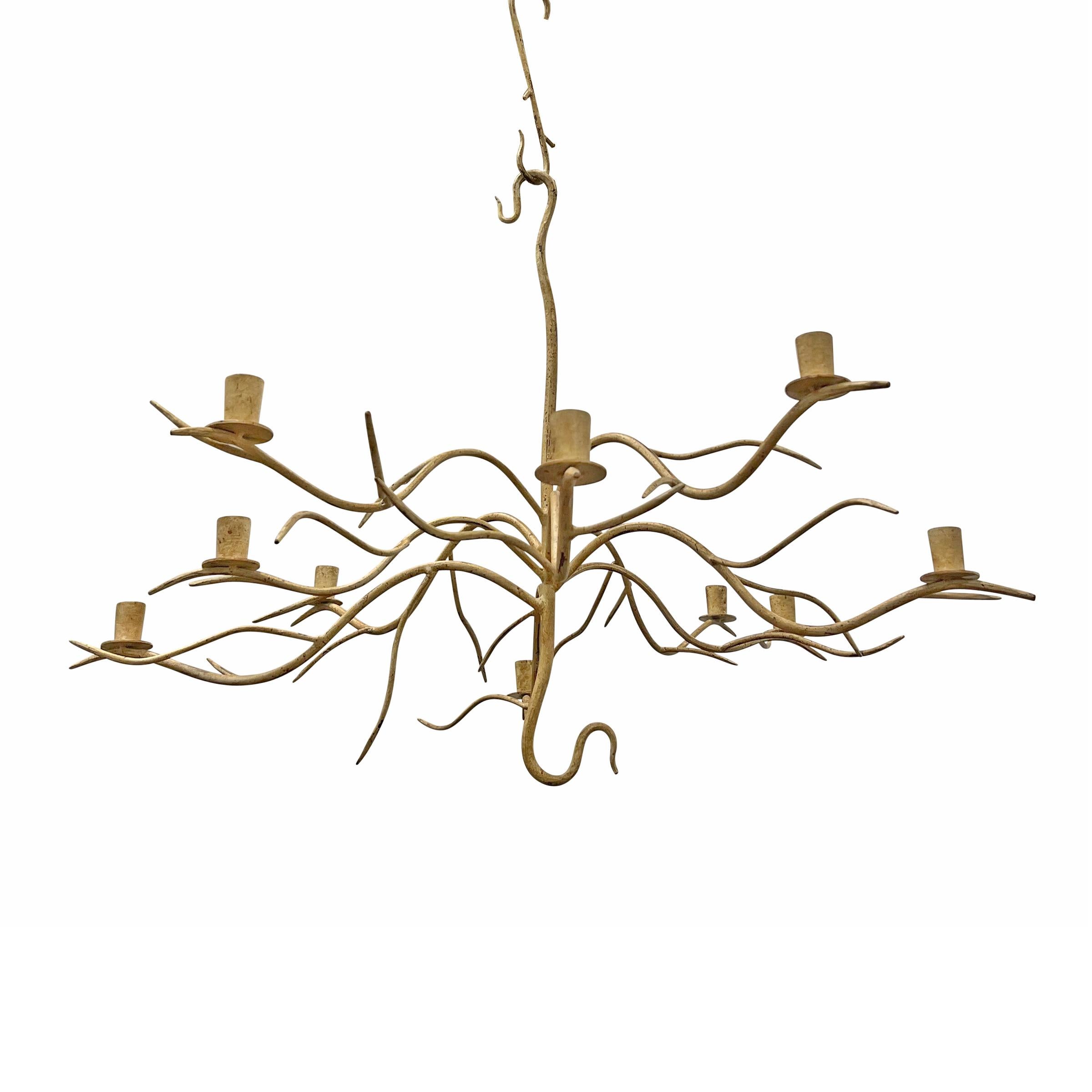 tree branch chandelier