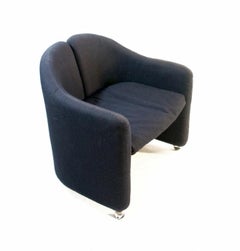 Ten Armchairs by Eugenio Gerli for Tecno PS 142 Made in Italy