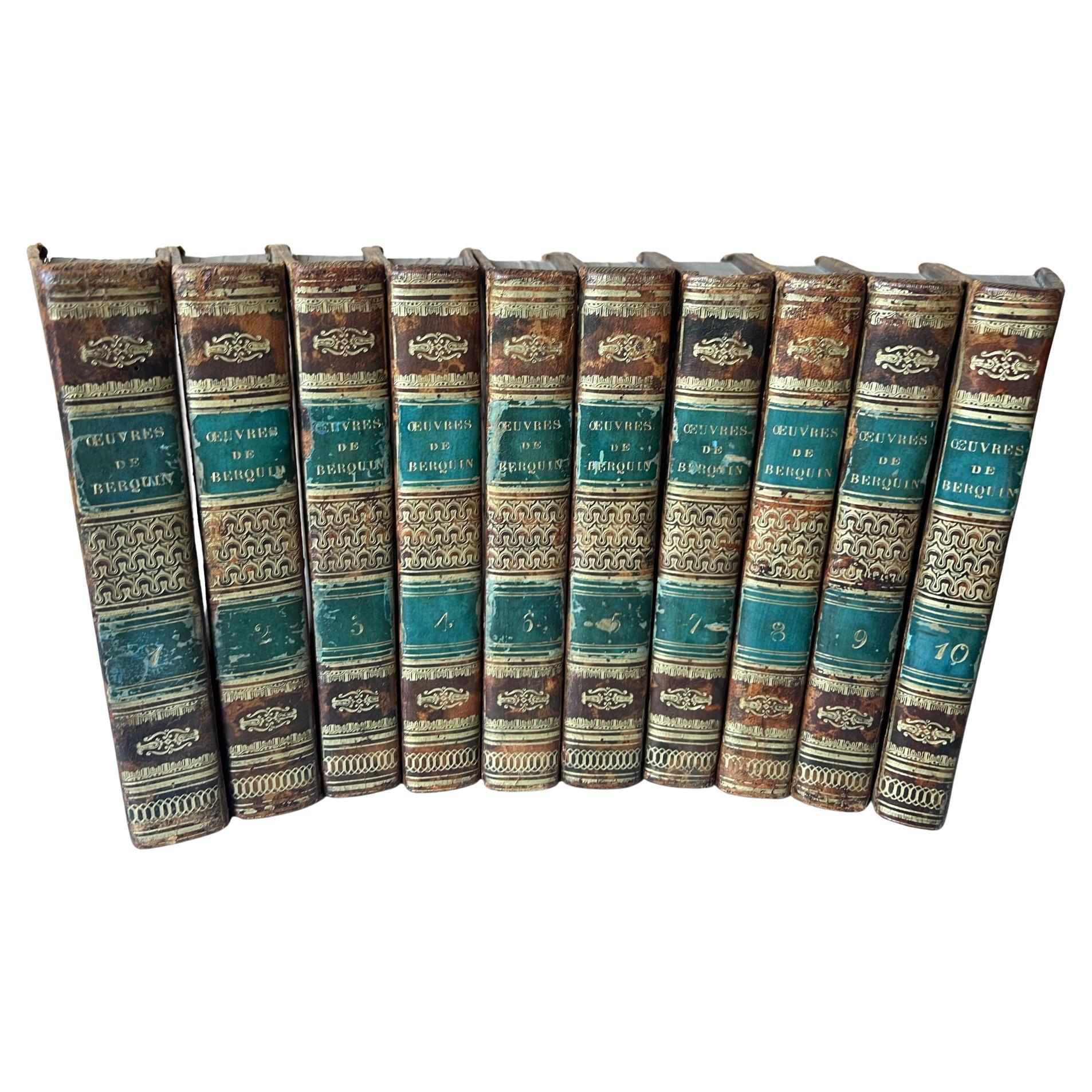 Stile provenzale Serie francese di libri per bambini di Arnaud Berquin - Set di 10, C.C. 1829 in vendita