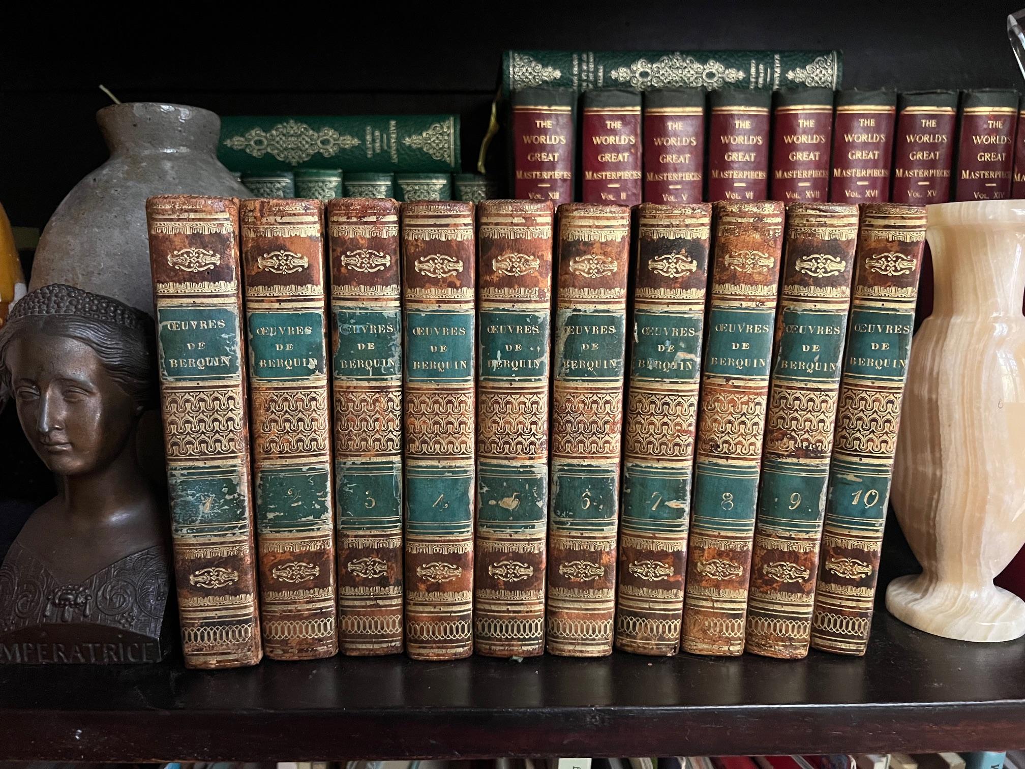 XIX secolo Serie francese di libri per bambini di Arnaud Berquin - Set di 10, C.C. 1829 in vendita