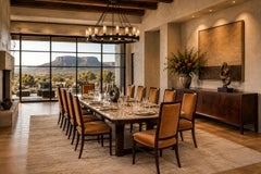 Ten Brazilian Modern Chairs in Brazilian Rosewood & Mohair, Joaquim Tenreiro