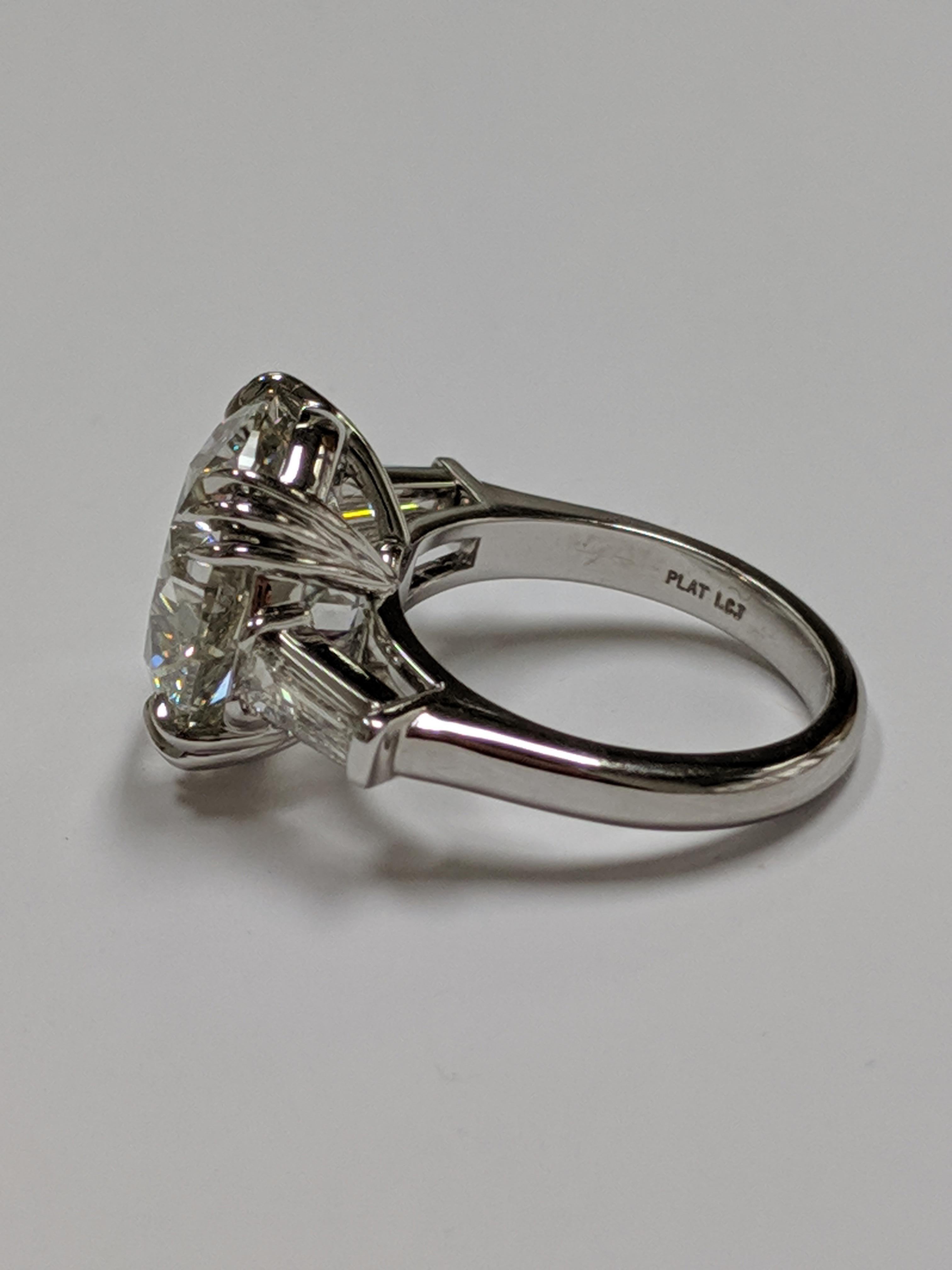 10 carat round diamond ring