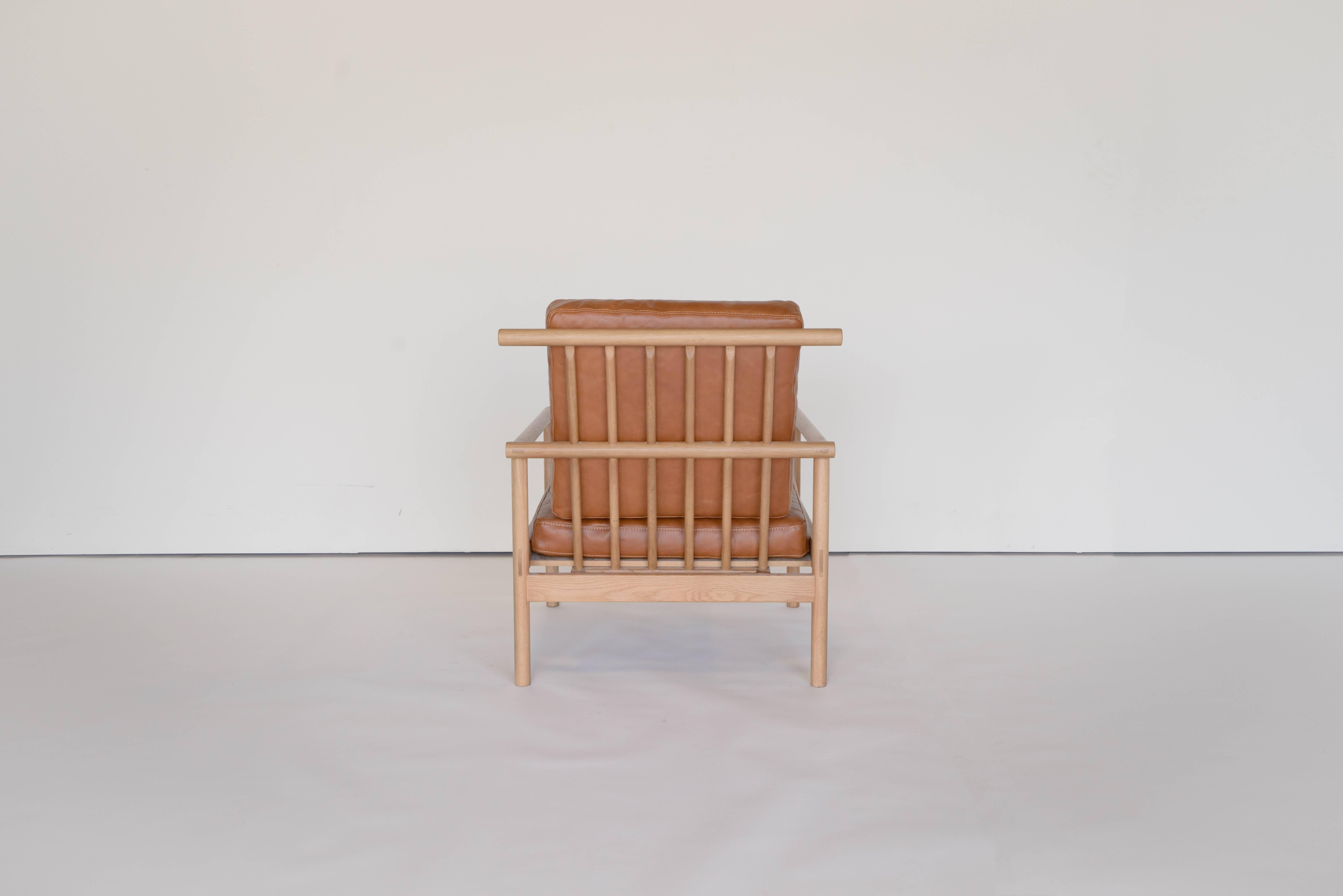 Sun at Six is a contemporary furniture design studio that works with traditional Chinese joinery masters to handcraft our pieces using traditional joinery. Vegetable tanned leather will patina with age. Exposed joinery throughout.

Great furniture