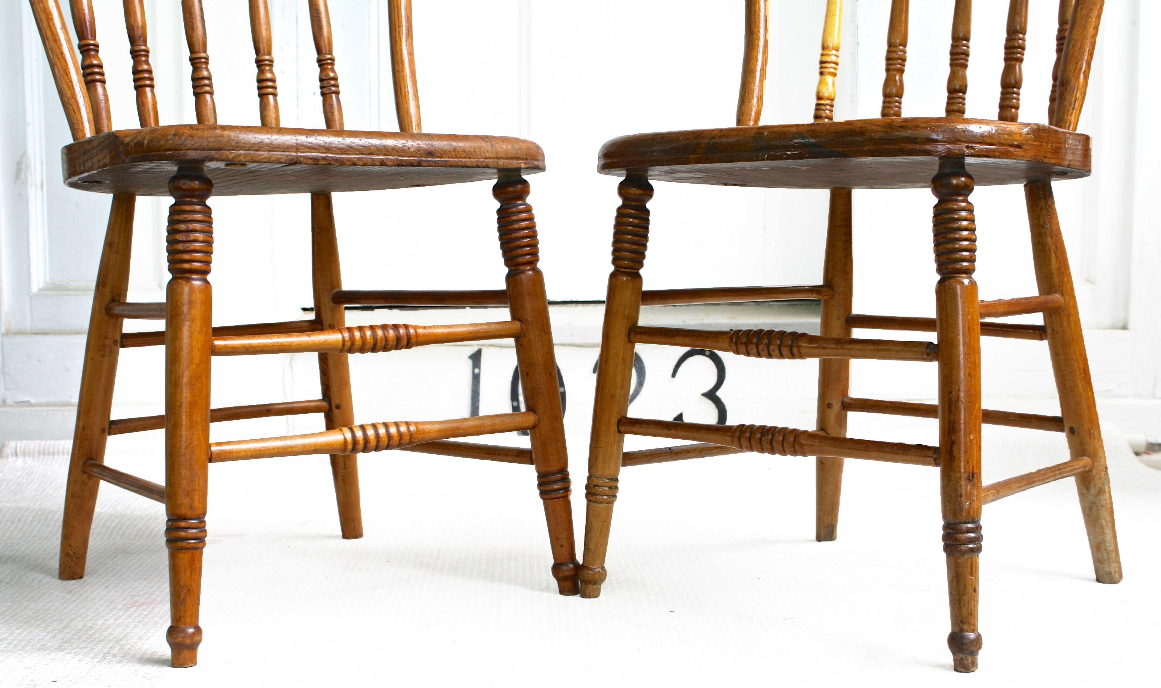 Maple TEN Connecticut Hoop Back Windsor Chairs For Sale