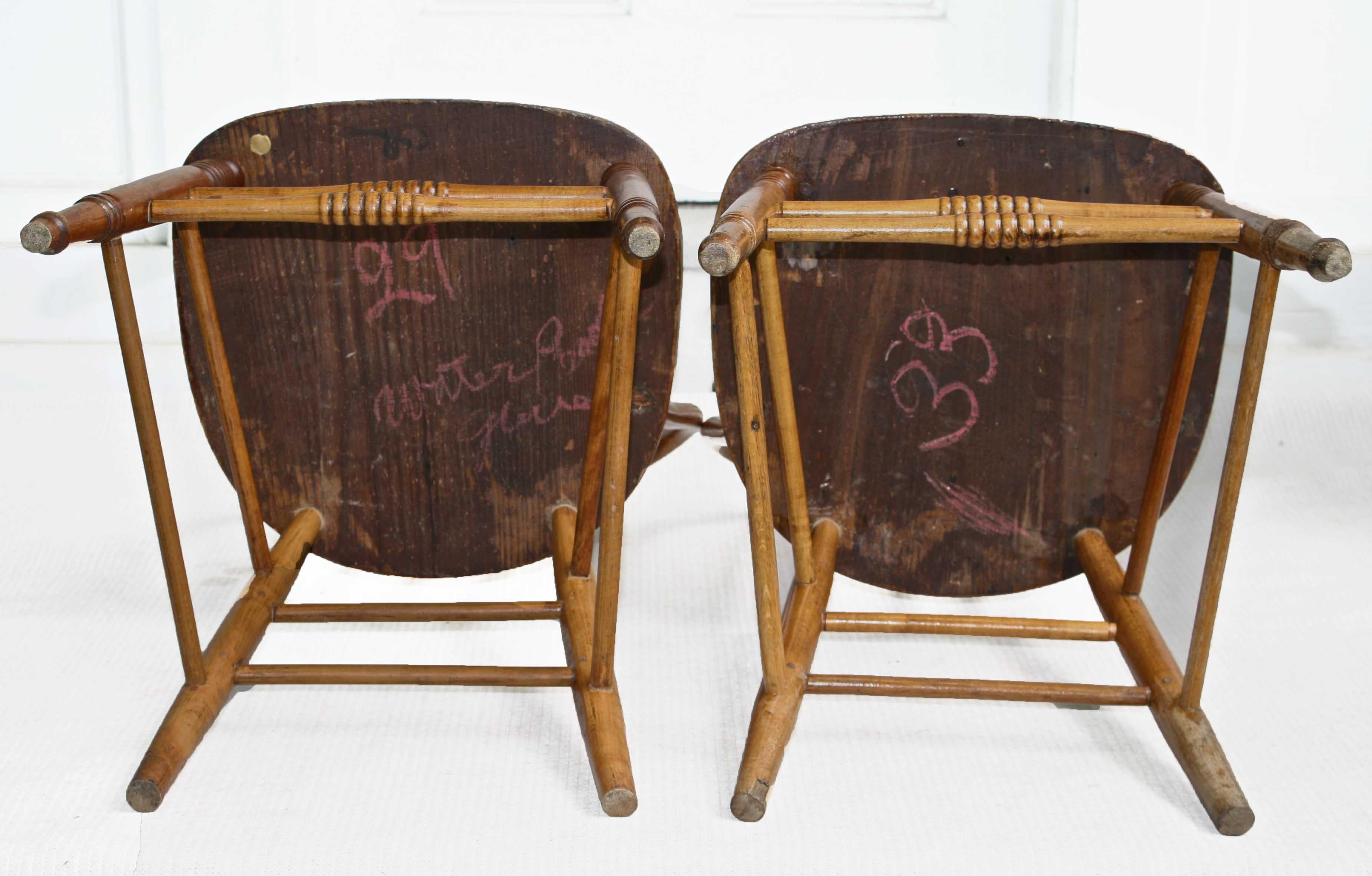 TEN Connecticut Hoop Back Windsor Chairs For Sale 1