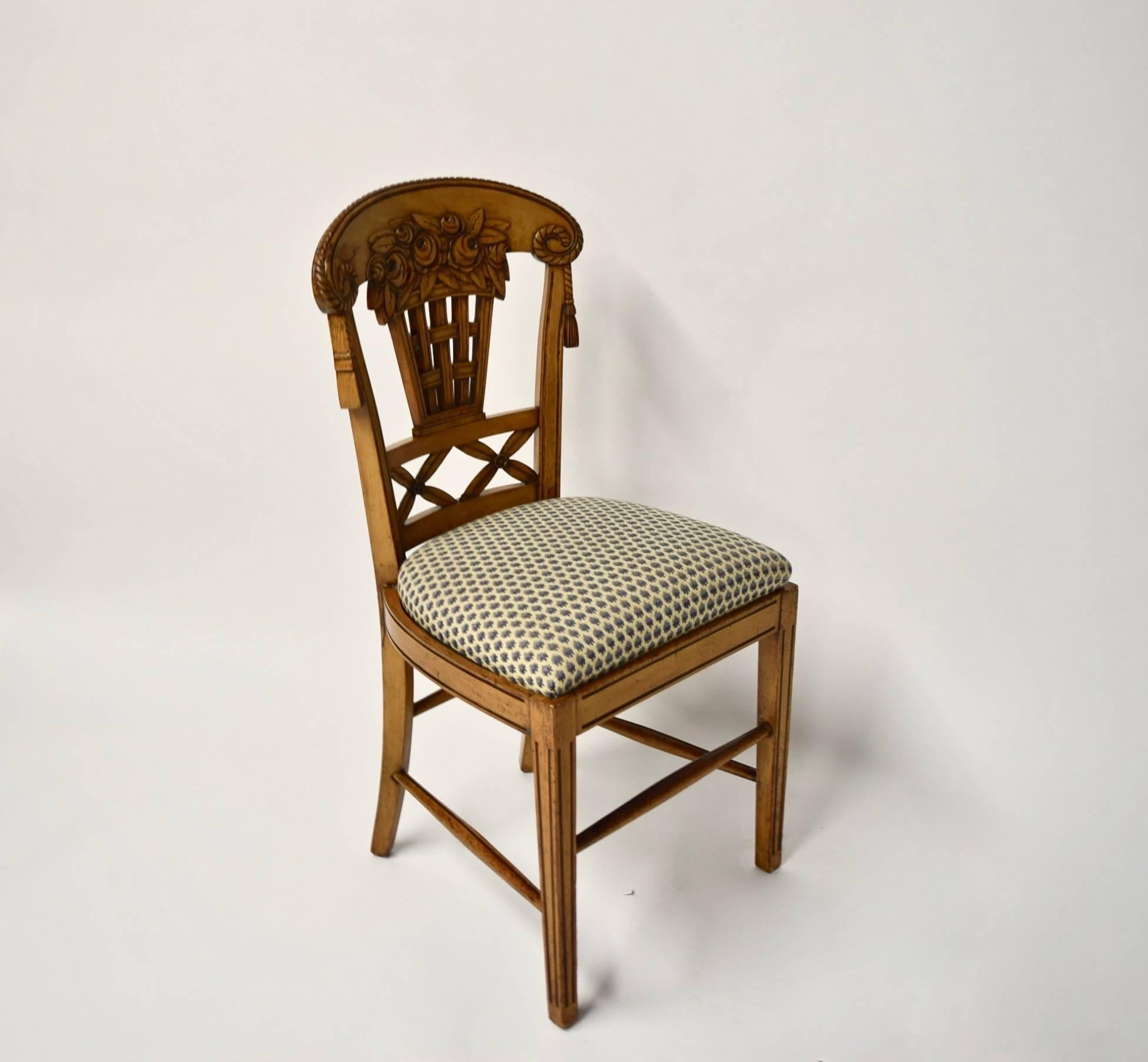 Ten Dining Chairs by André Groult, France, 1912 For Sale 3