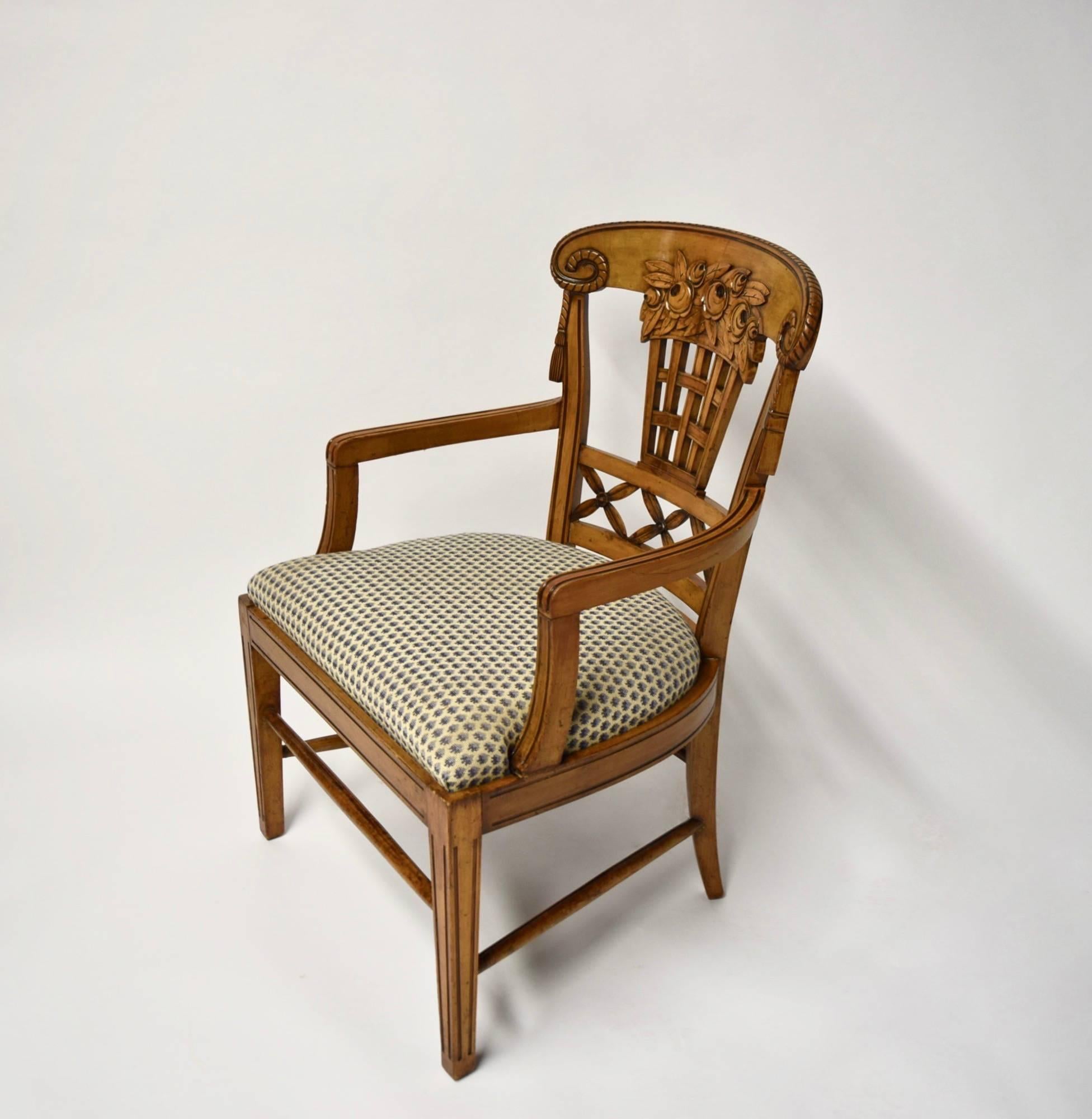 Ten Dining Chairs by André Groult, France, 1912 For Sale 7