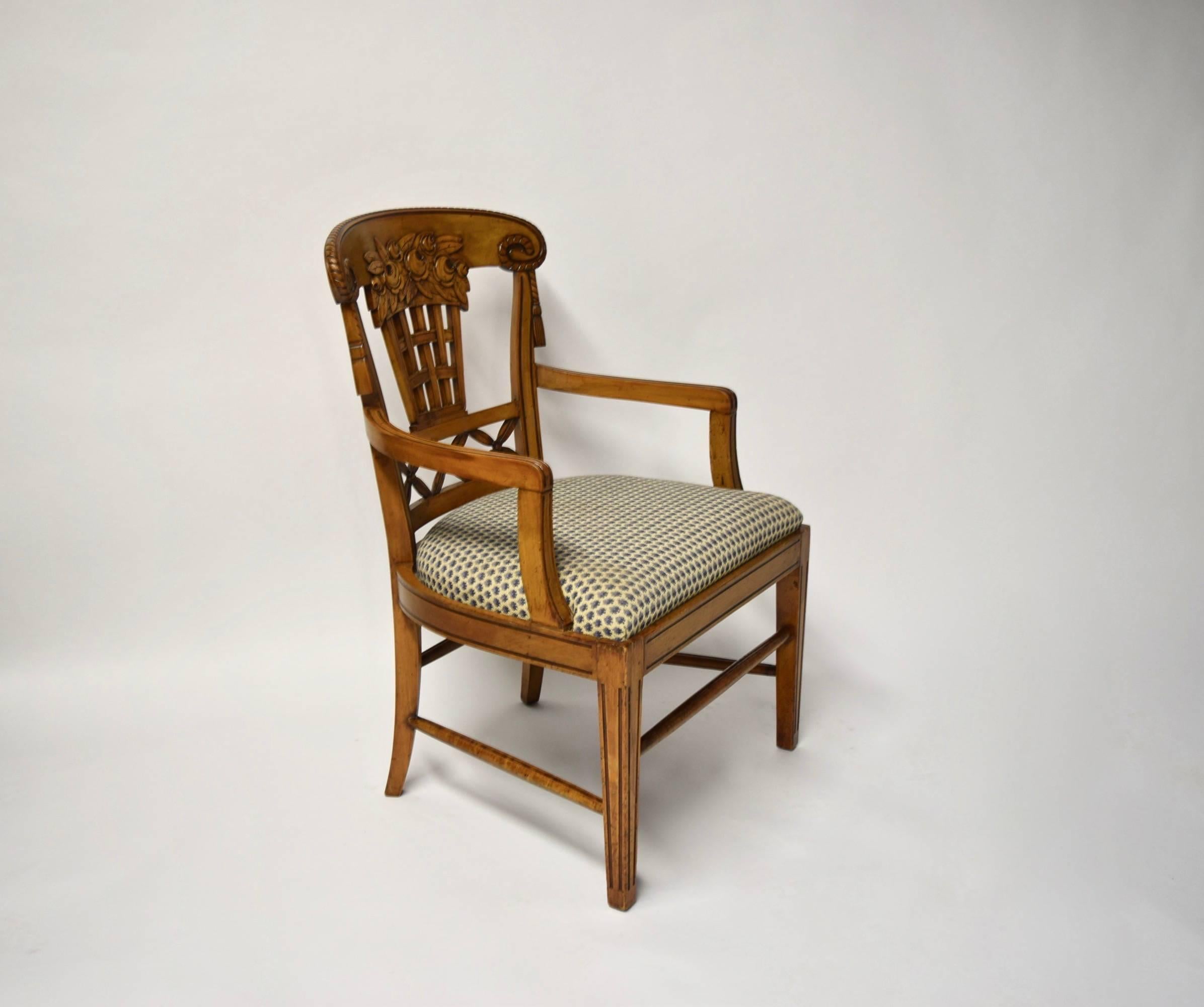 Ten Dining Chairs by André Groult, France, 1912 For Sale 12