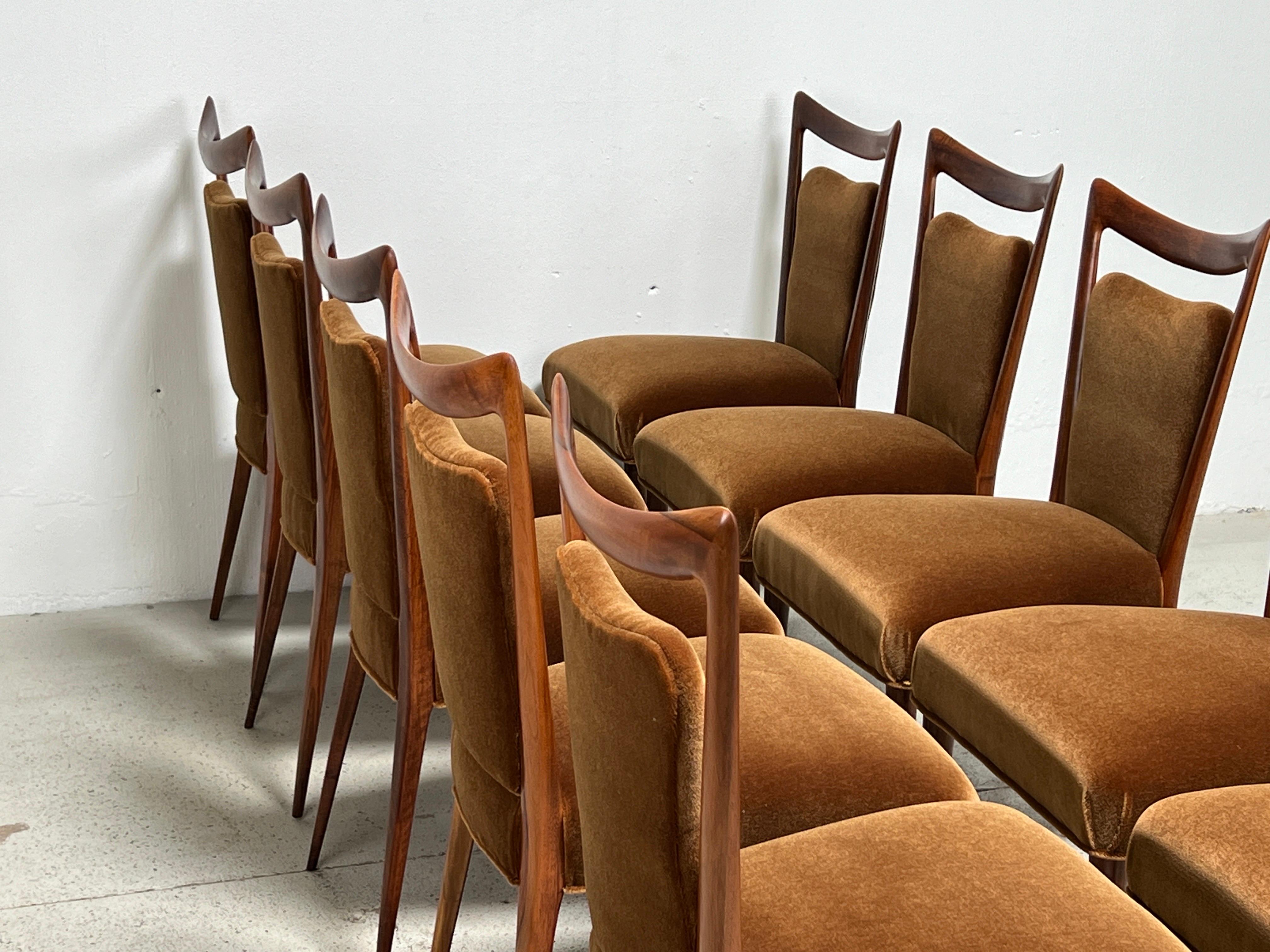 Ten Dining Chairs by Mario Gottardi & Melchiorre Bega In Good Condition In Dallas, TX