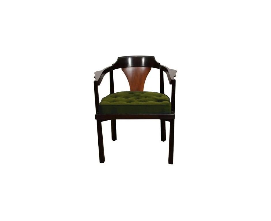 Mid-Century Modern Dix fauteuils en fer à cheval Edward Wormley pour Dunbar, modèle 935 en vente