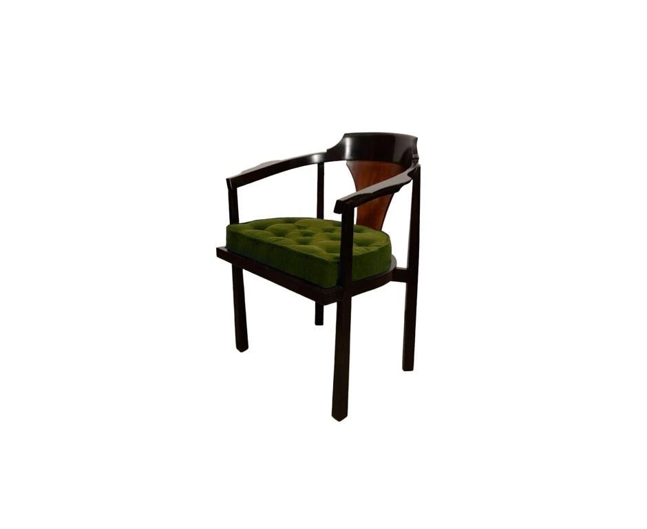 Acht Edward Wormley für Dunbar Hufeisen Modell 935 Sessel (Mitte des 20. Jahrhunderts) im Angebot