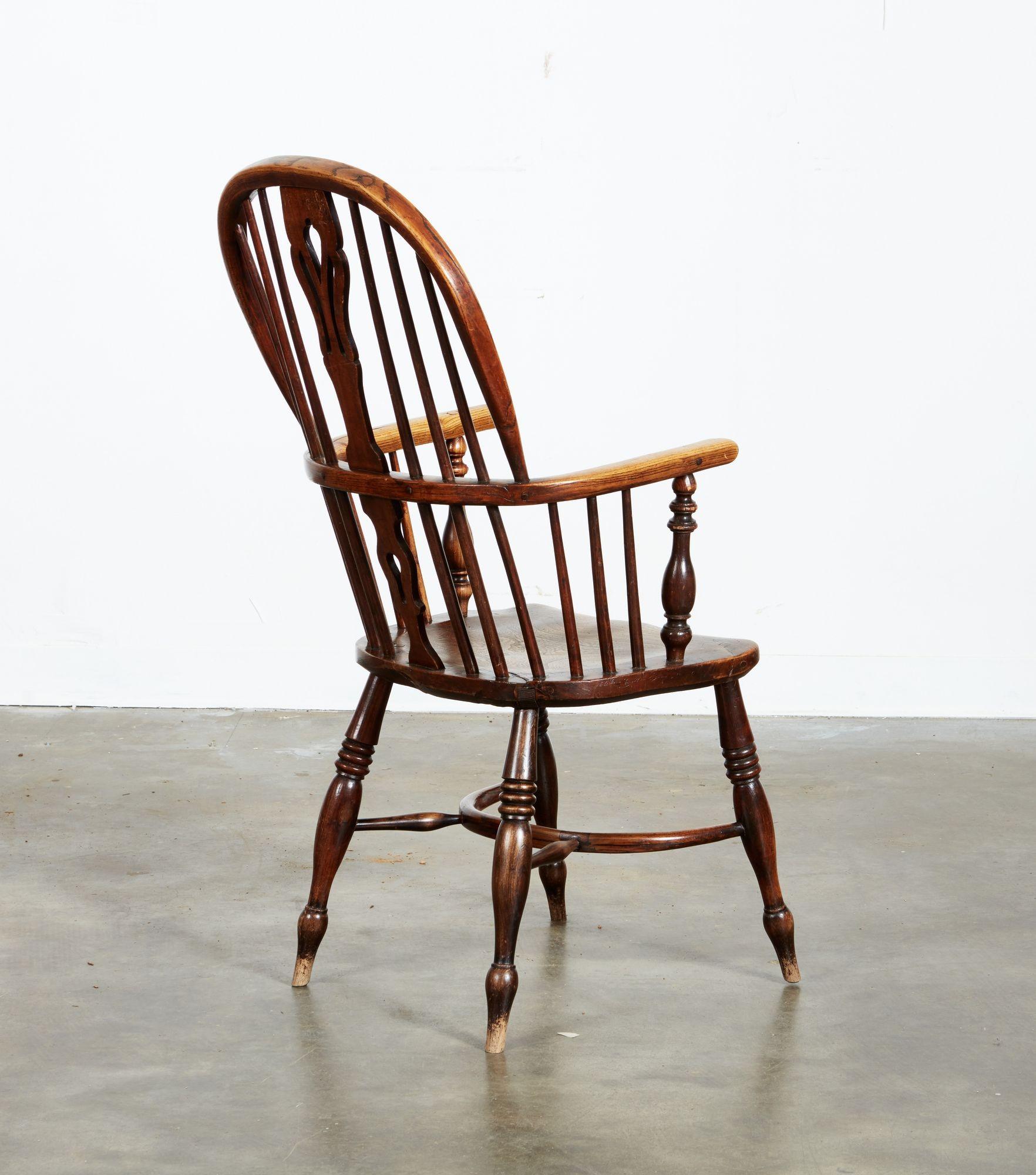 Ten English High Back Windsor Armchairs For Sale 5