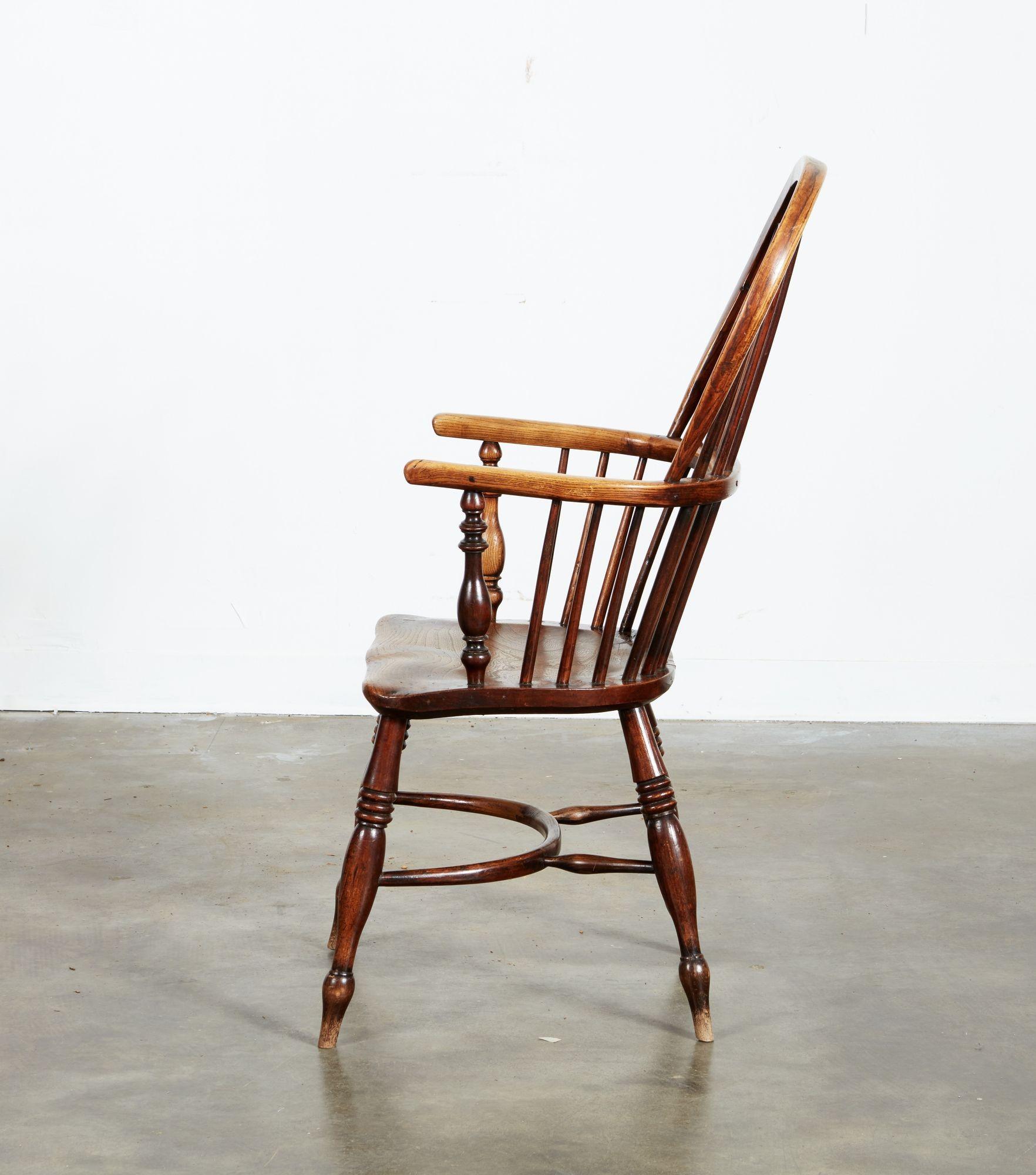 Ten English High Back Windsor Armchairs For Sale 1