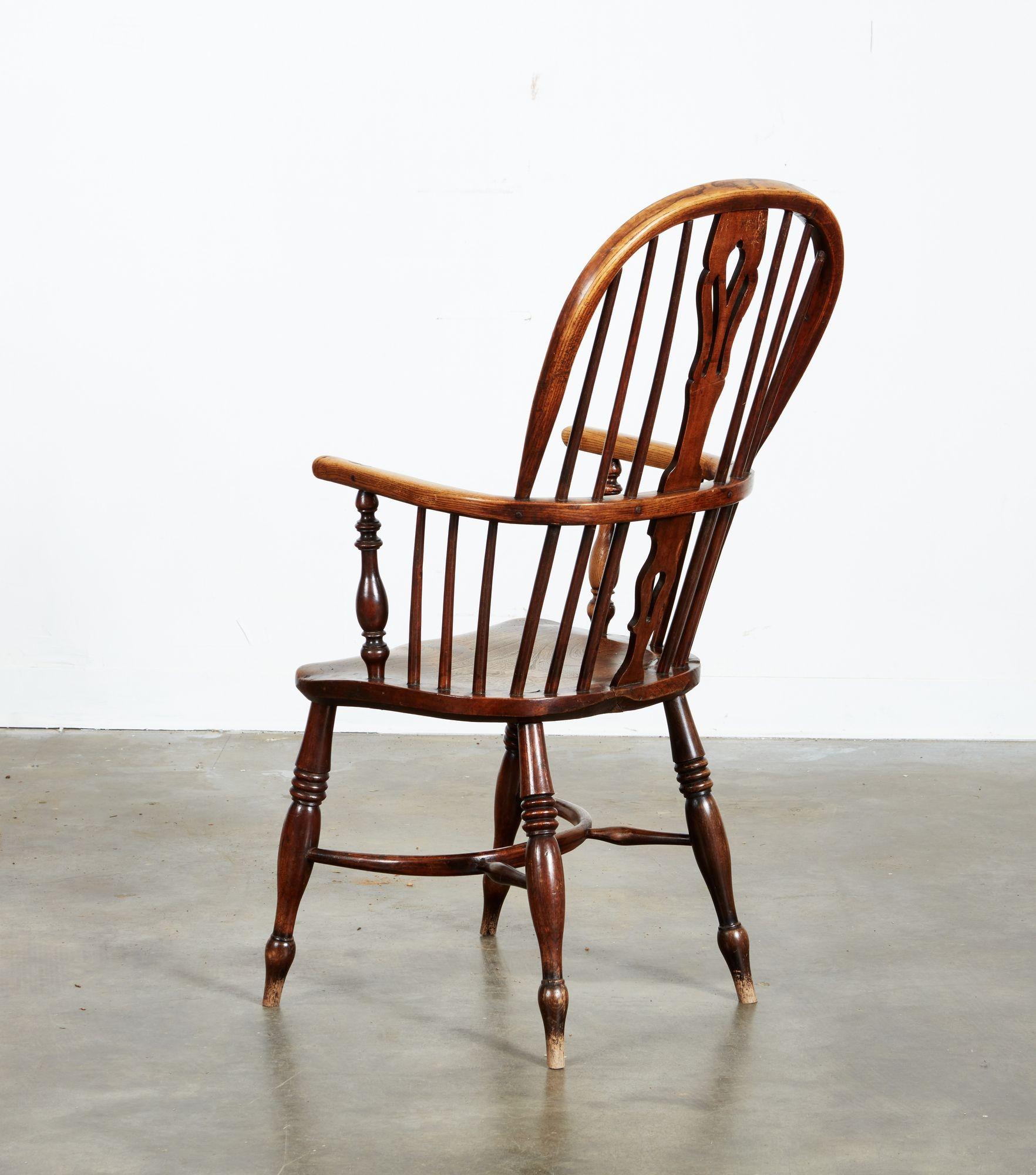 Ten English High Back Windsor Armchairs For Sale 3