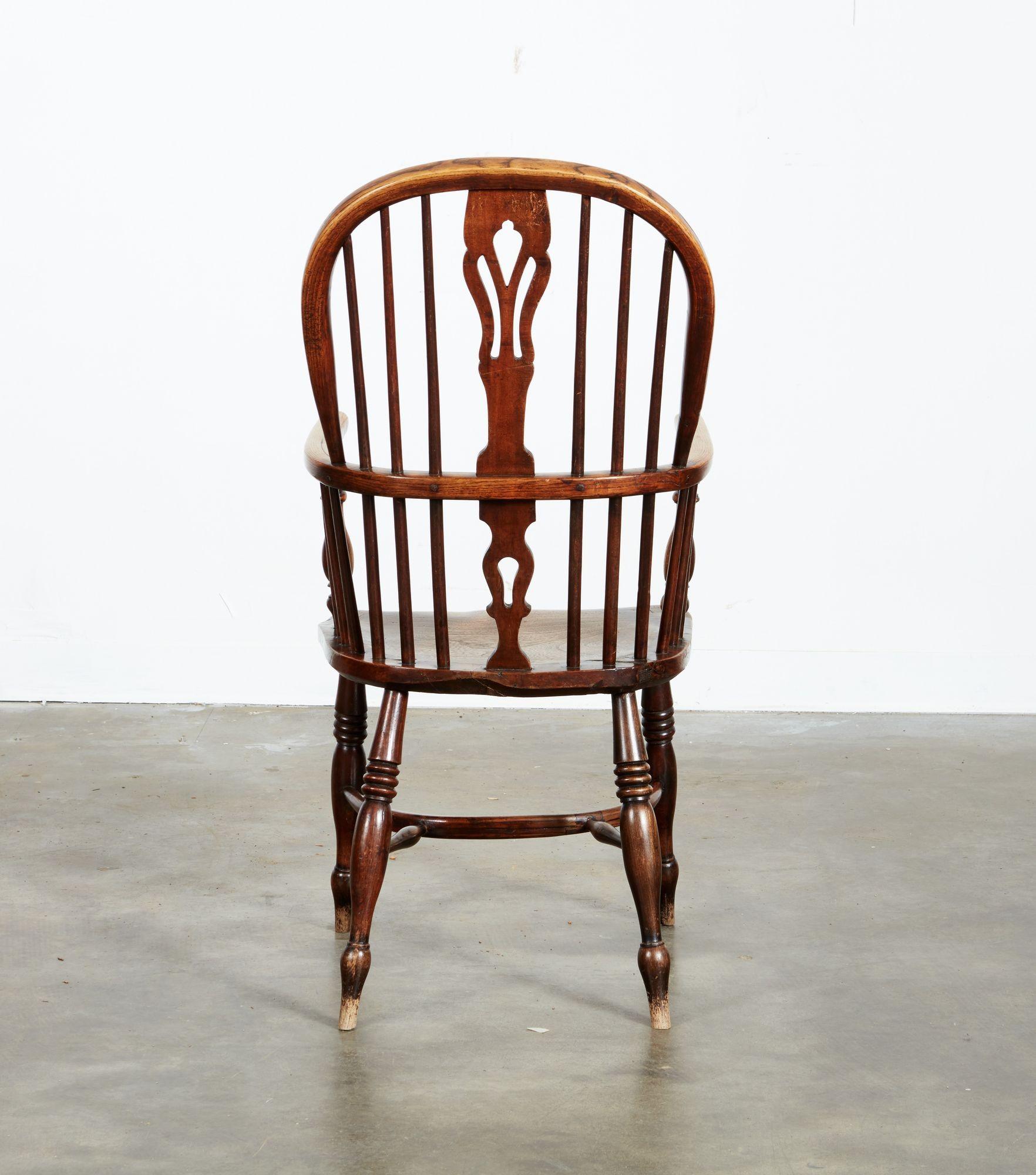 Ten English High Back Windsor Armchairs For Sale 4