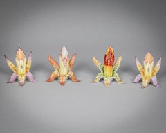 Ten English Porcelain Tulips, circa 1810