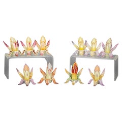 Dix tulipes en porcelaine anglaise, vers 1810