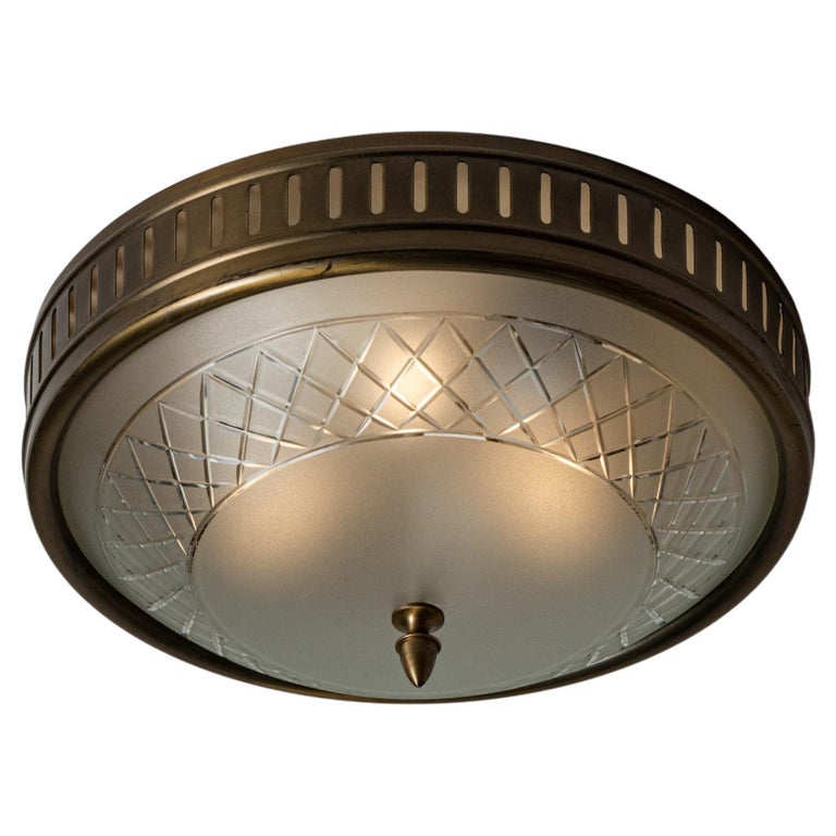 Flush Mount Ceiling Lights by Arredoluce For Sale at 1stDibs