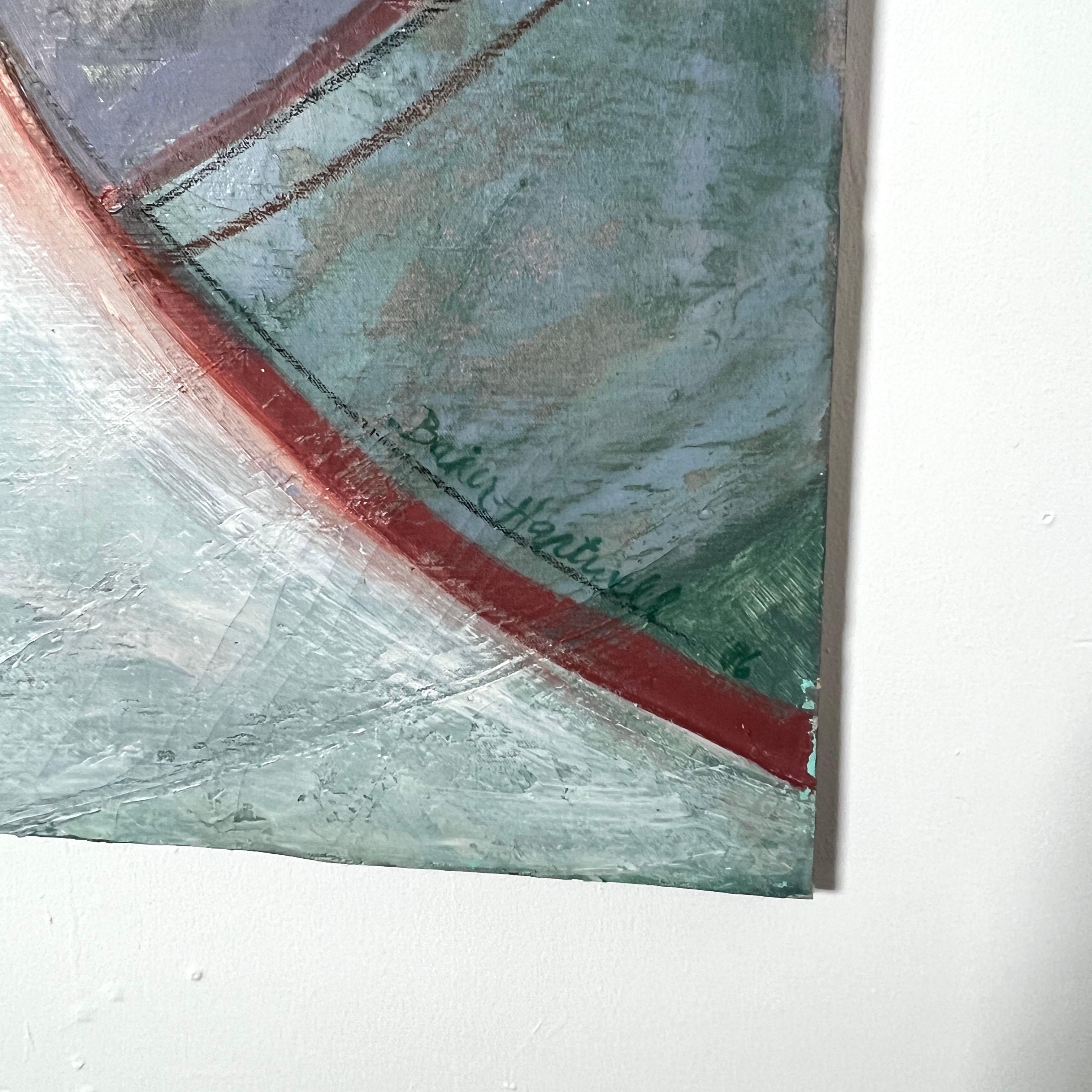 Ten Foot Long Abstract Post Modern Triptych Ca. 1980s For Sale 2