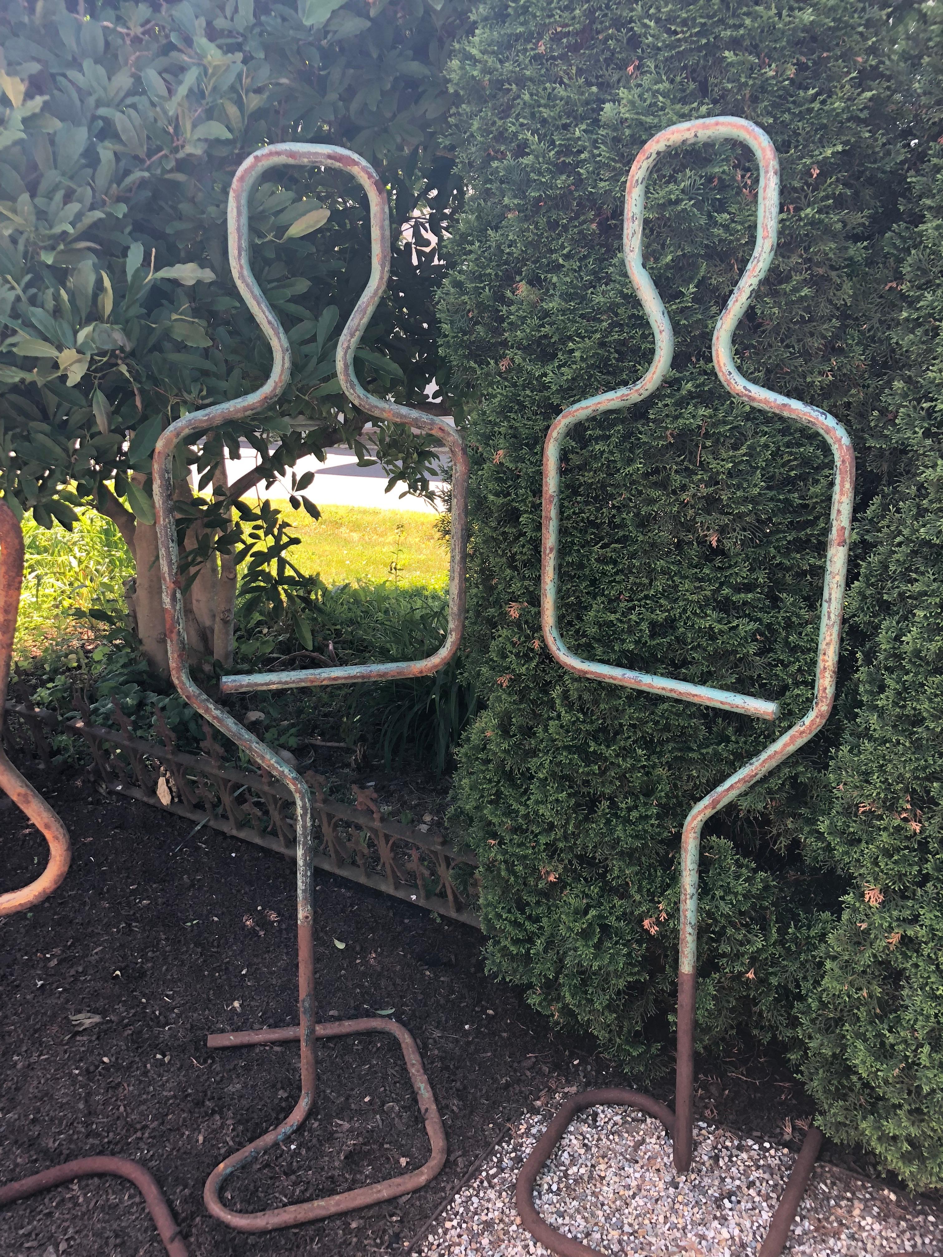 Ten Mid-Century French Painted Steel Mannequins 6