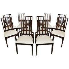 Ten Mid-Century Modern Broyhill "Brasilia" Dining Chairs