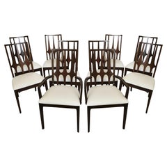 Ten Mid-Century Modern Broyhill "Brasilia" Dining Chairs