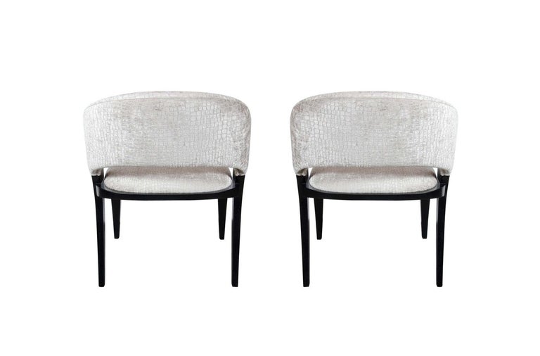 Ten Modernist Lacquered Dining Chairs by Brueton For Sale at 1stDibs