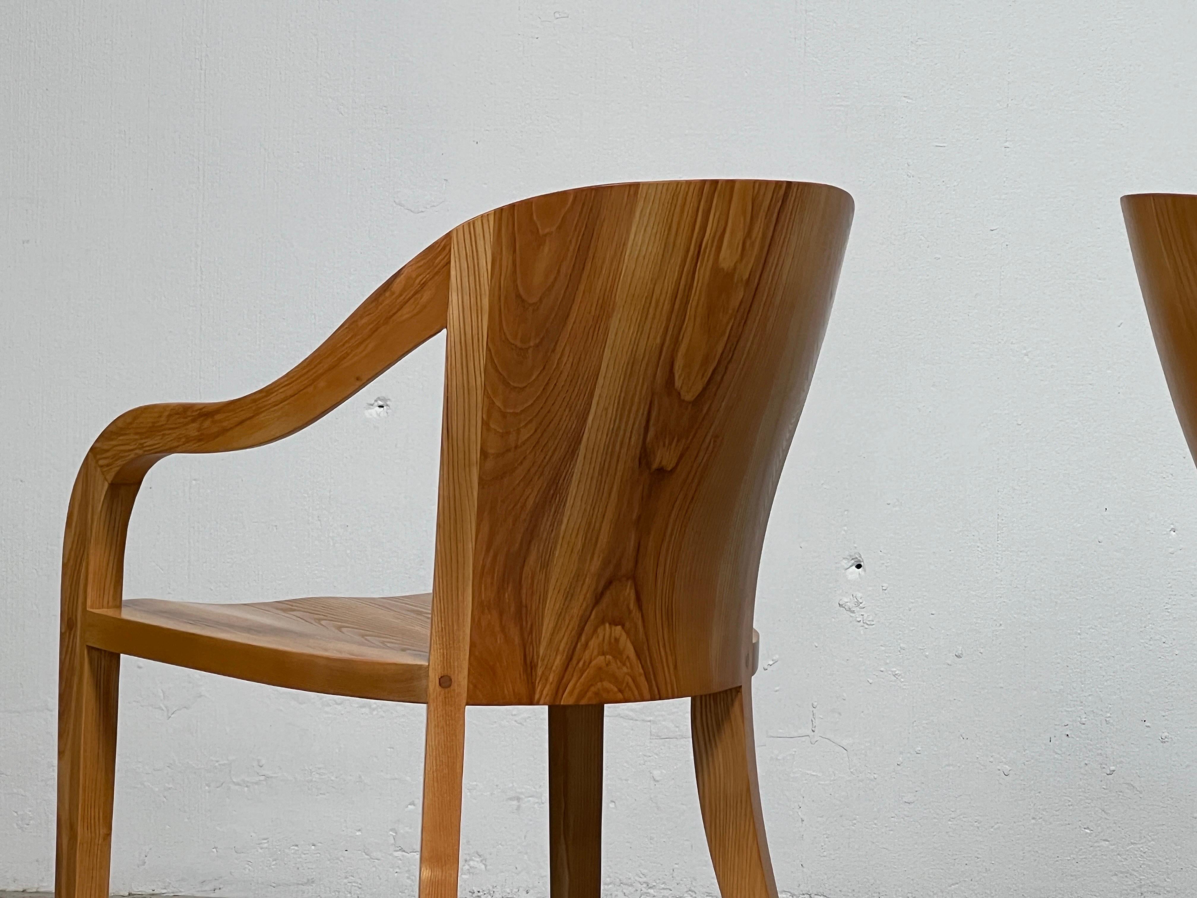 Ten Oak 'University' Chairs by Ward Bennett for Brickel 6