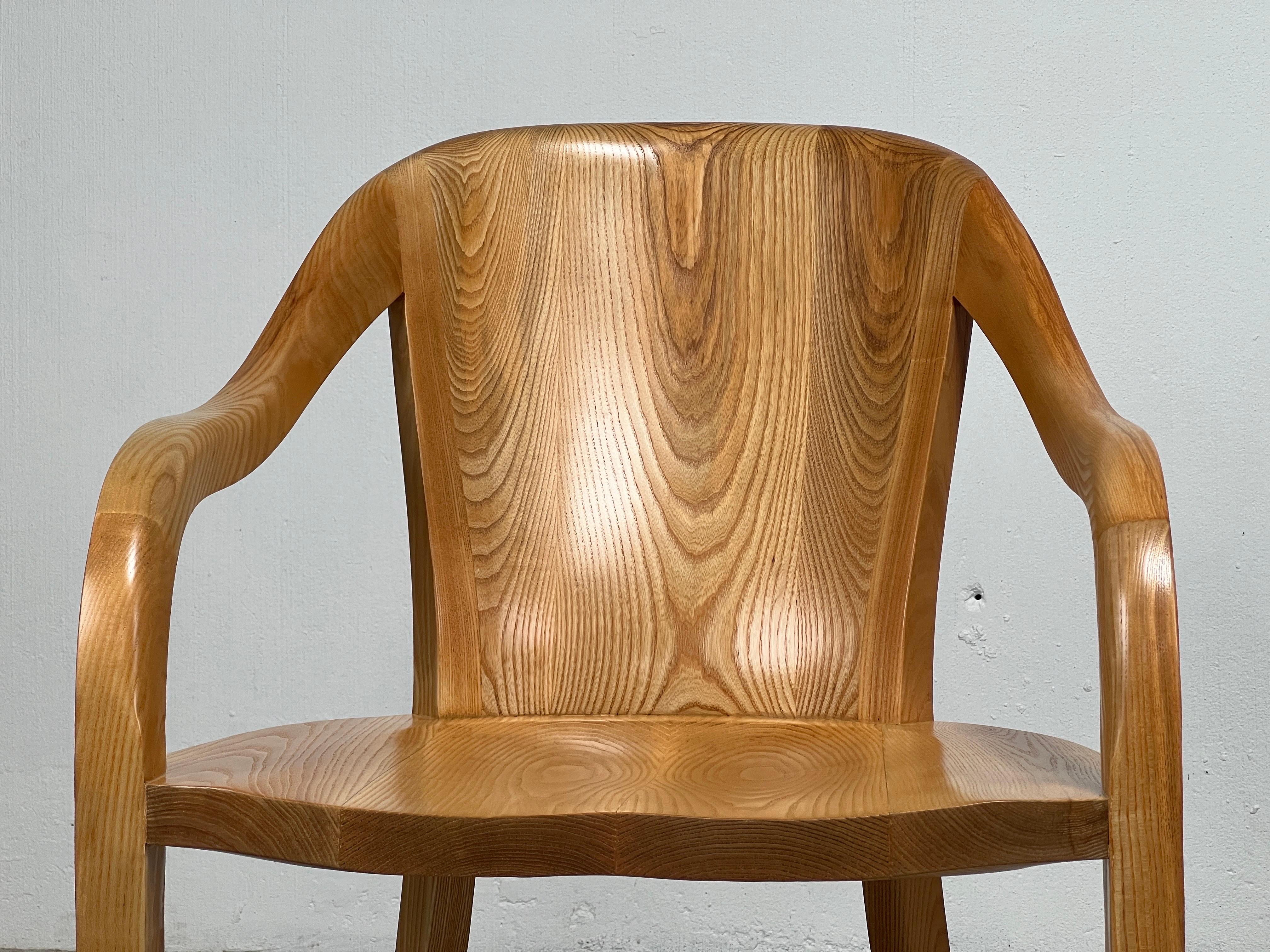 Ten Oak 'University' Chairs by Ward Bennett for Brickel 9