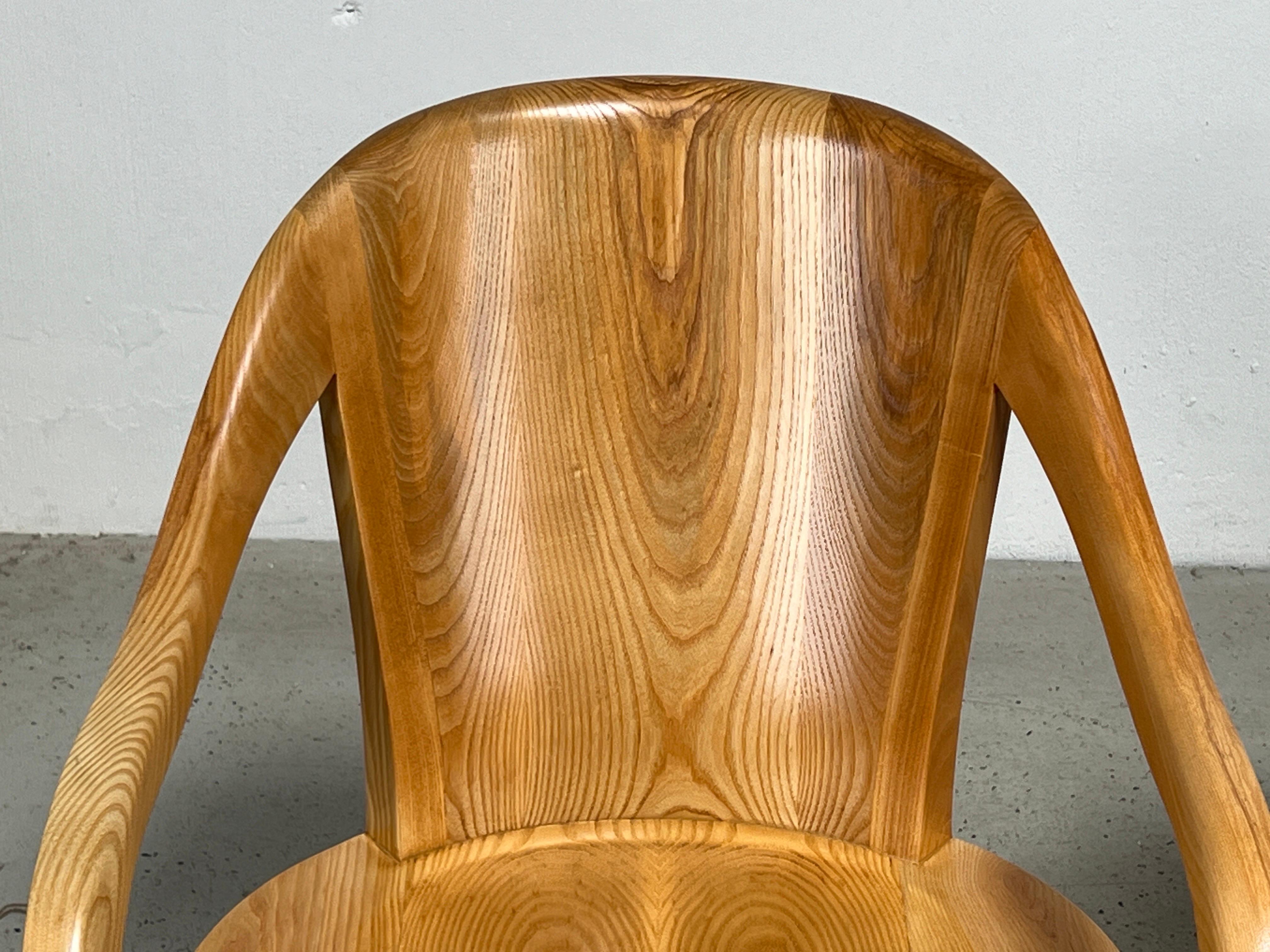 Ten Oak 'University' Chairs by Ward Bennett for Brickel 11