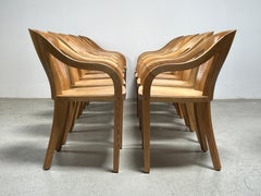 Ten Oak 'University' Chairs by Ward Bennett for Brickel