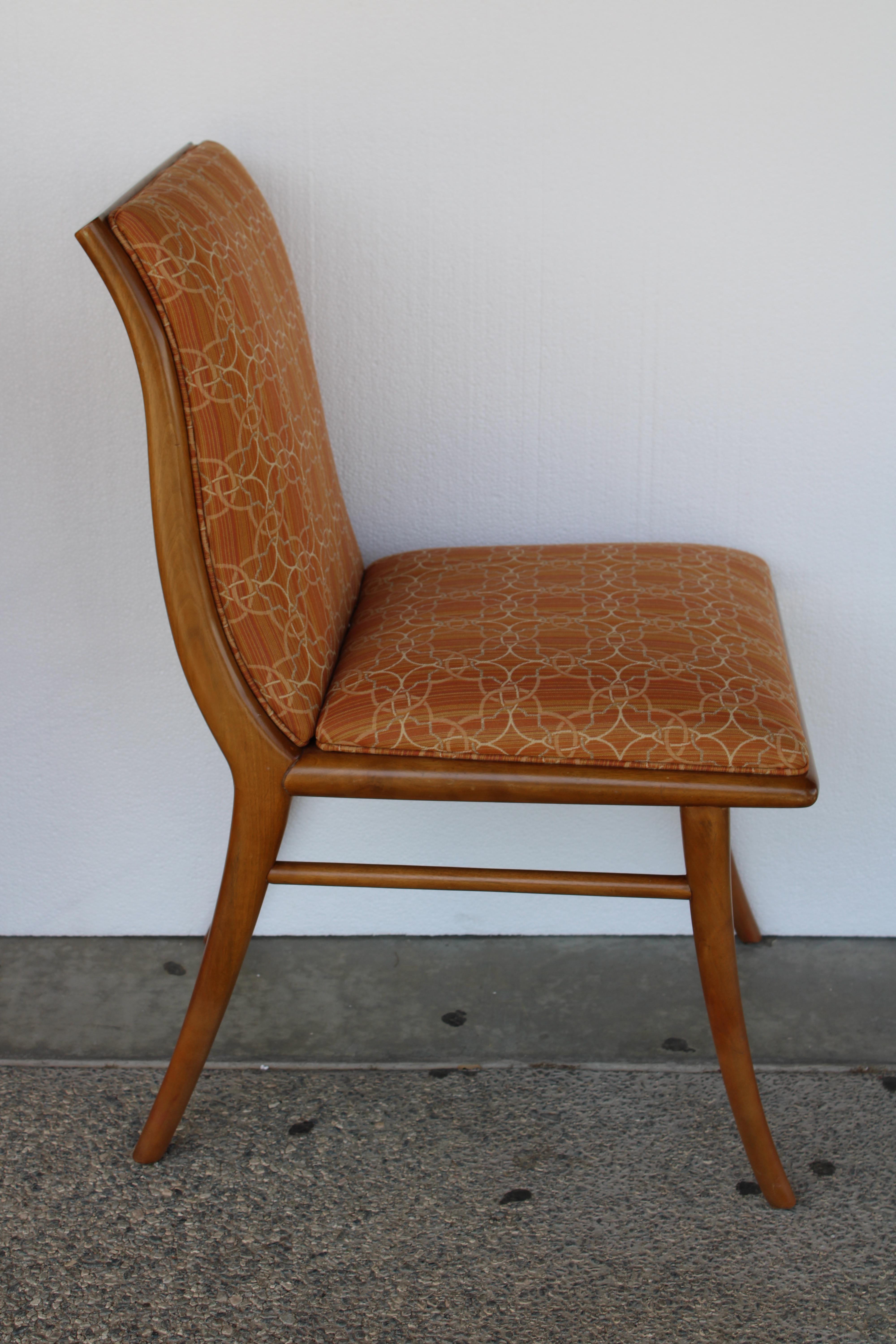Ten Saber Leg Dining Chairs by T.H. Robsjohn-Gibbings for Widdicomb  For Sale 5
