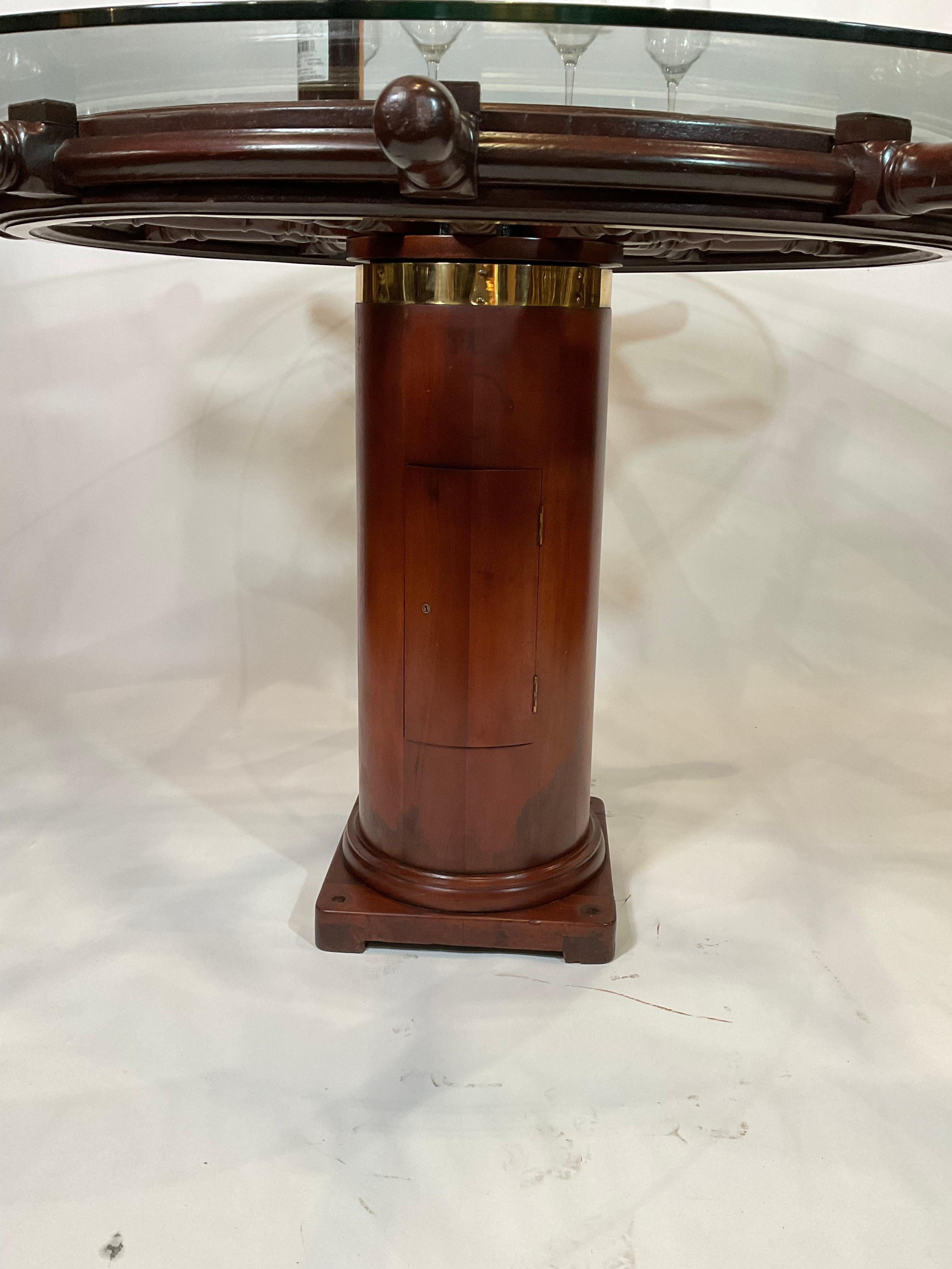 ship wheel table for sale