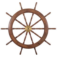 Retro Ten Spoke Ship Wheel