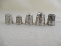 Ten Sterling Silver Thimbles, an Amazing Start of a Fantastic Collection