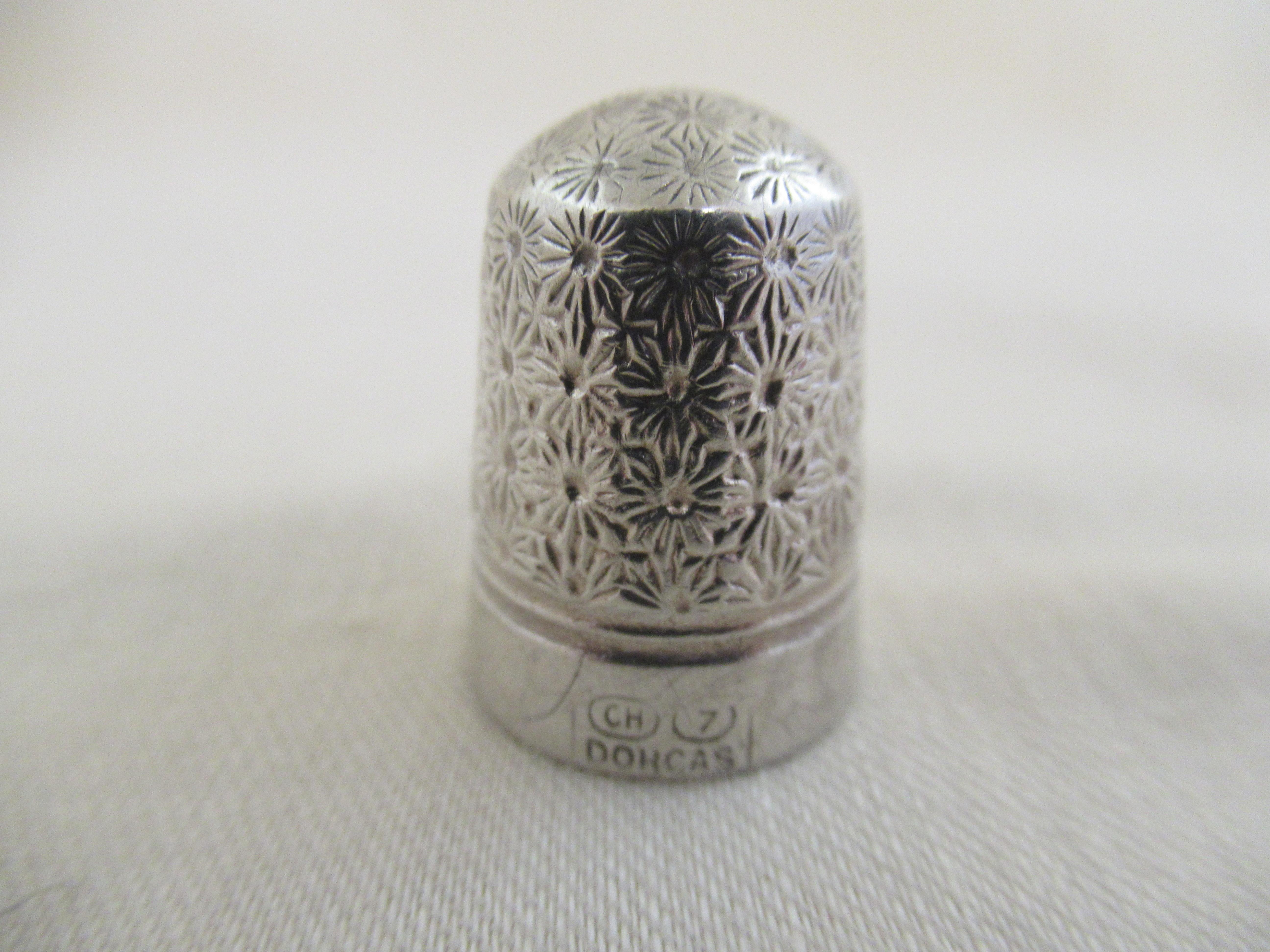 Arts and Crafts Ten Sterling Silver Thimbles, an Amazing Start of a Fantastic Collection For Sale