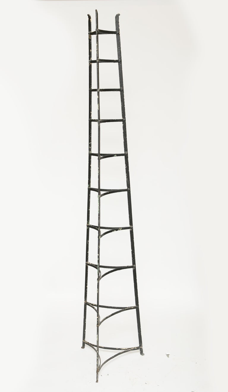 Ten-Tier Iron English Standing Pot Rack at 1stDibs