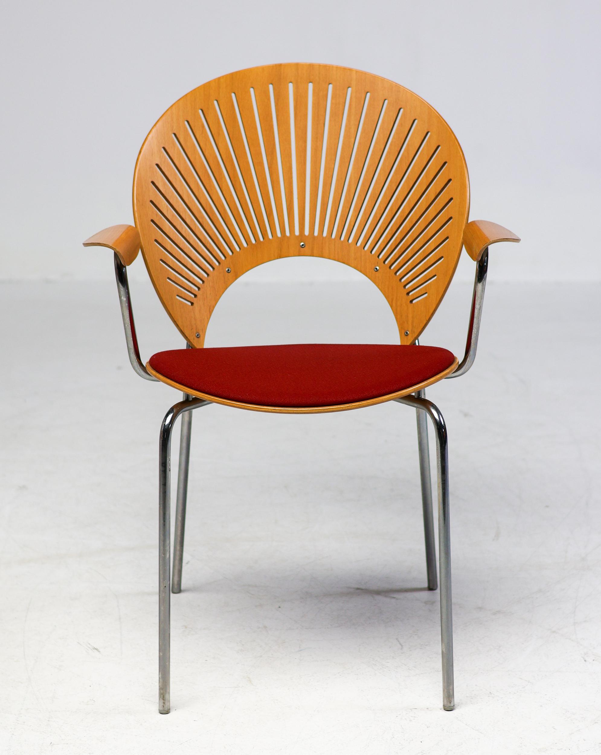 Danish Ten Trinidad Armchairs by Nanna Ditzel For Sale