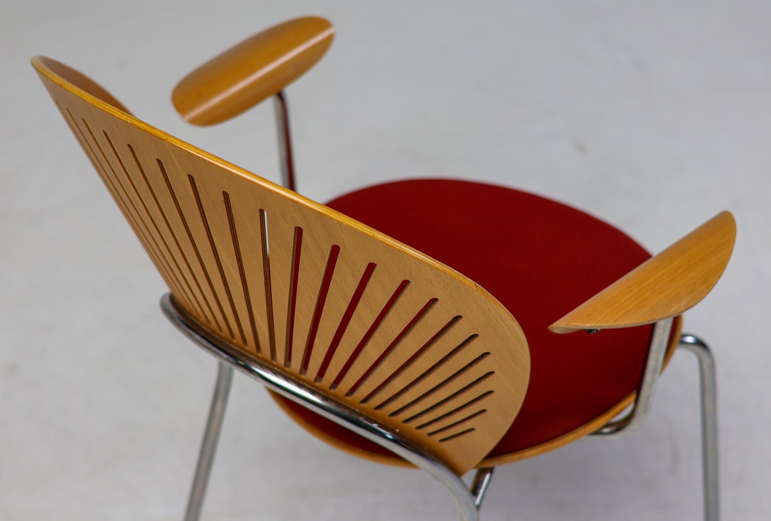 Ten Trinidad Armchairs by Nanna Ditzel For Sale 1