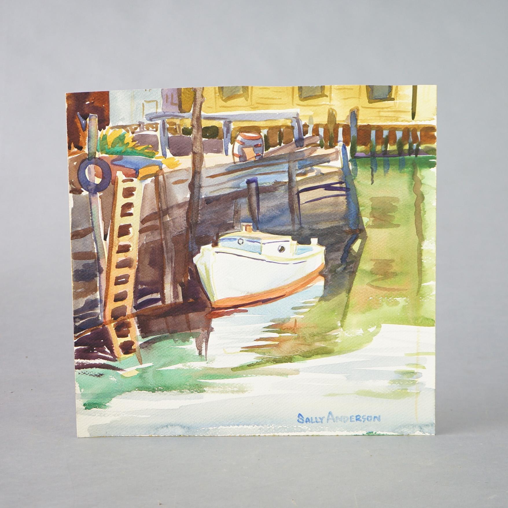 Dieci acquerelli vintage di Sally Anderson C1940 in vendita 3