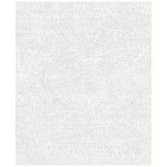 Ten White - Luxury Expensive Hand Knotted Wool Bamboo Silk Allo Rug
