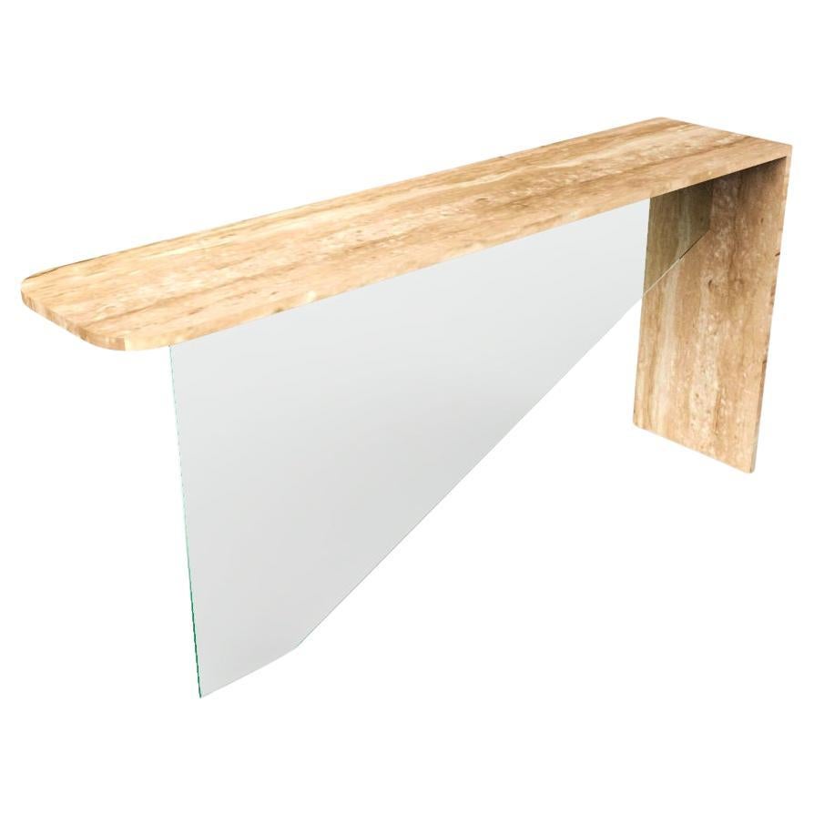 Table console en marbre Tena Meubles en marbre et cristal faits sur mesure Espagne