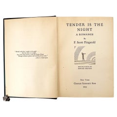 Tender is the Night by F. Scott Fitzgerald - FIRST EDITION, FIRST PRINTING