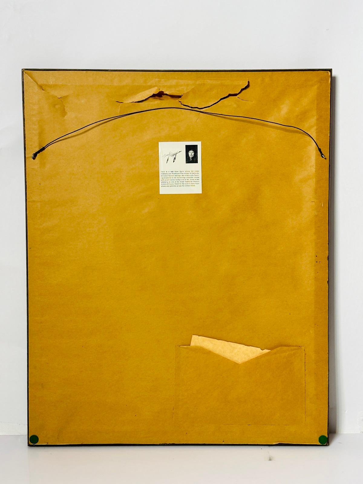 Peinture amérindienne de Carol Theroux (USA 1930-2021) en vente 4