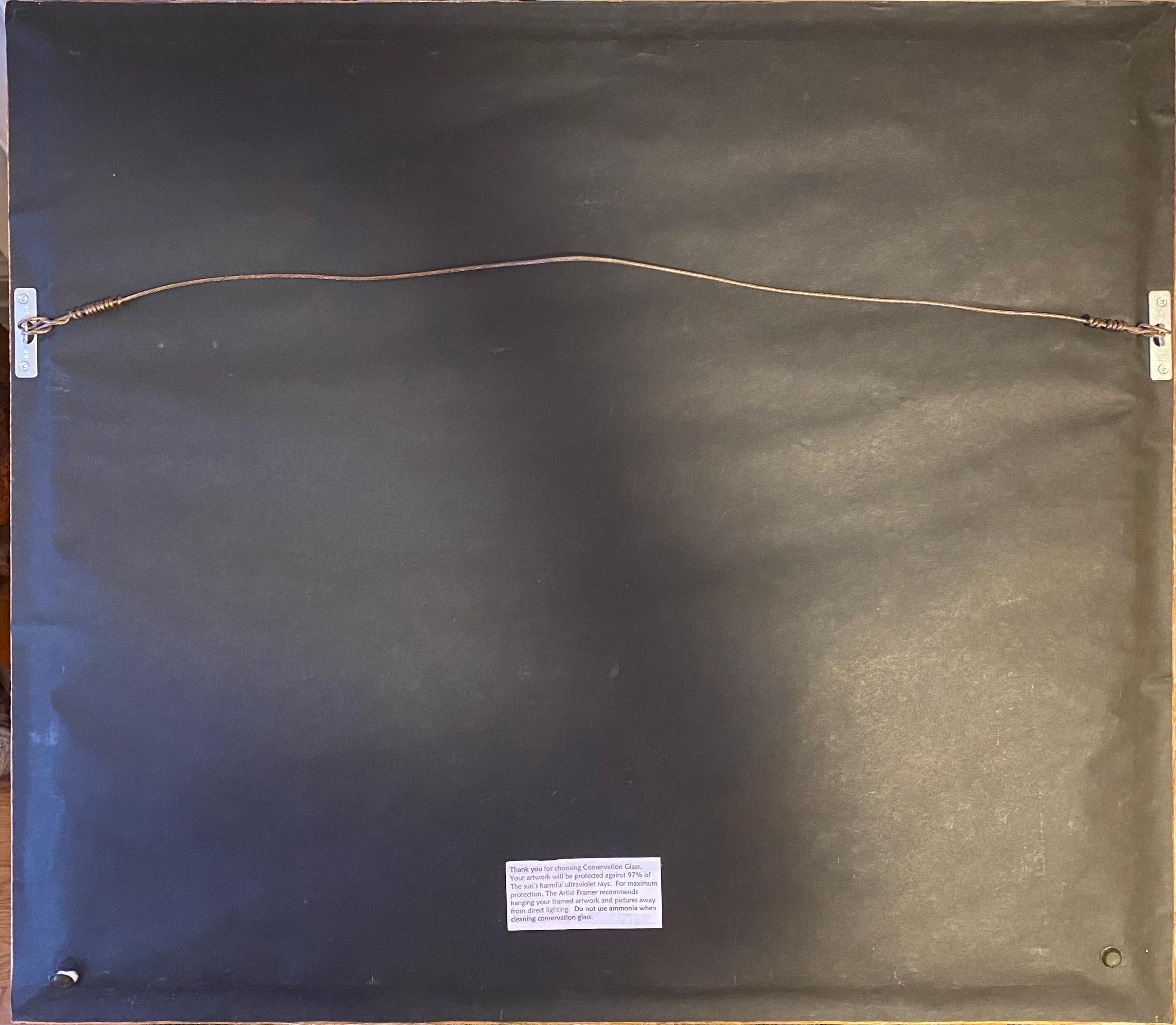 Tending the Nets a c1930 WPA era watercolor by Sculptor and Painter Albert Wein. (Handbemalt) im Angebot