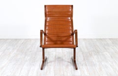 Tendo Mokko "Heron" Cognac Leather Lounge Chair