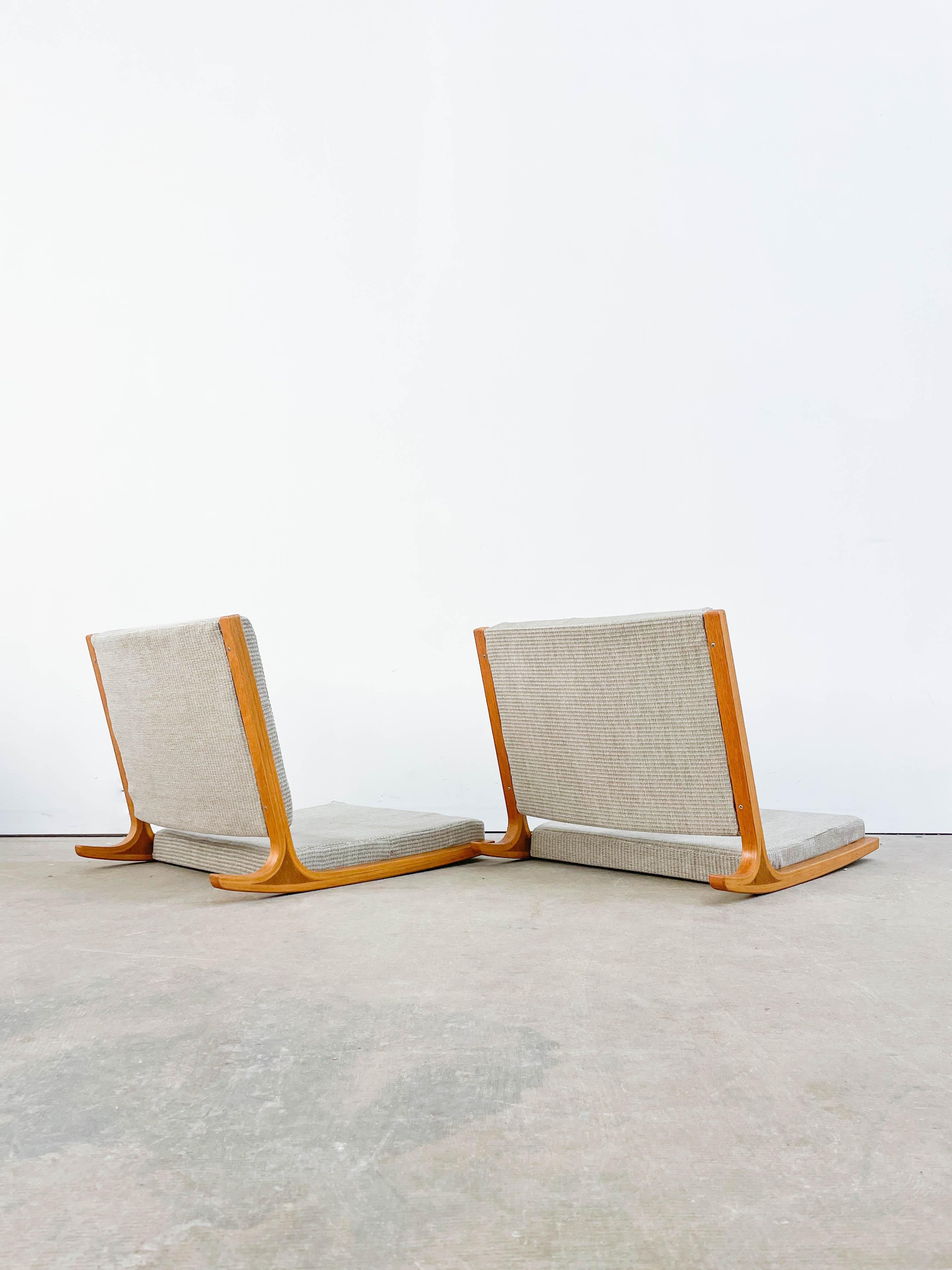 Mid-Century Modern Tendo Mokko Rocking Floor Chairs