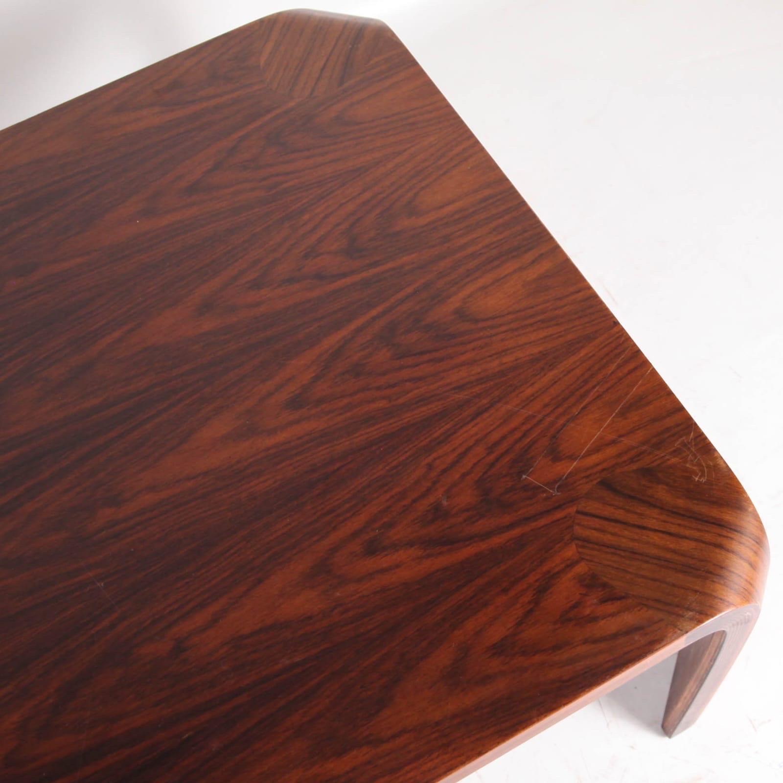 Tendo Mokko rosewood coffee table 3