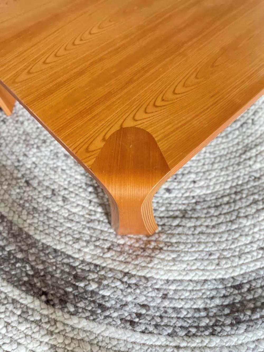 Tendo Mokko “Zataku” Japanese Modern Low Coffee Table 1970s For